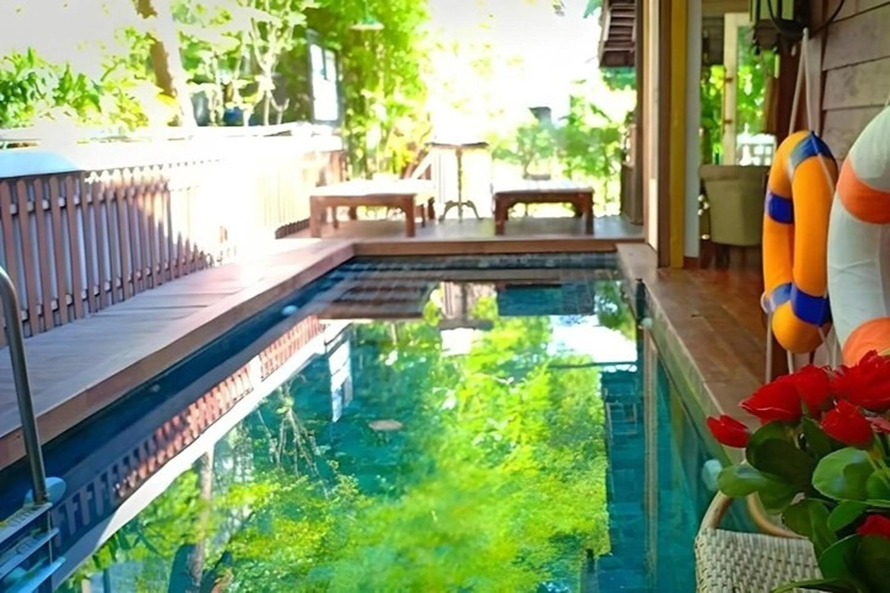 Swimming pool in Seven Senses Guesthouse