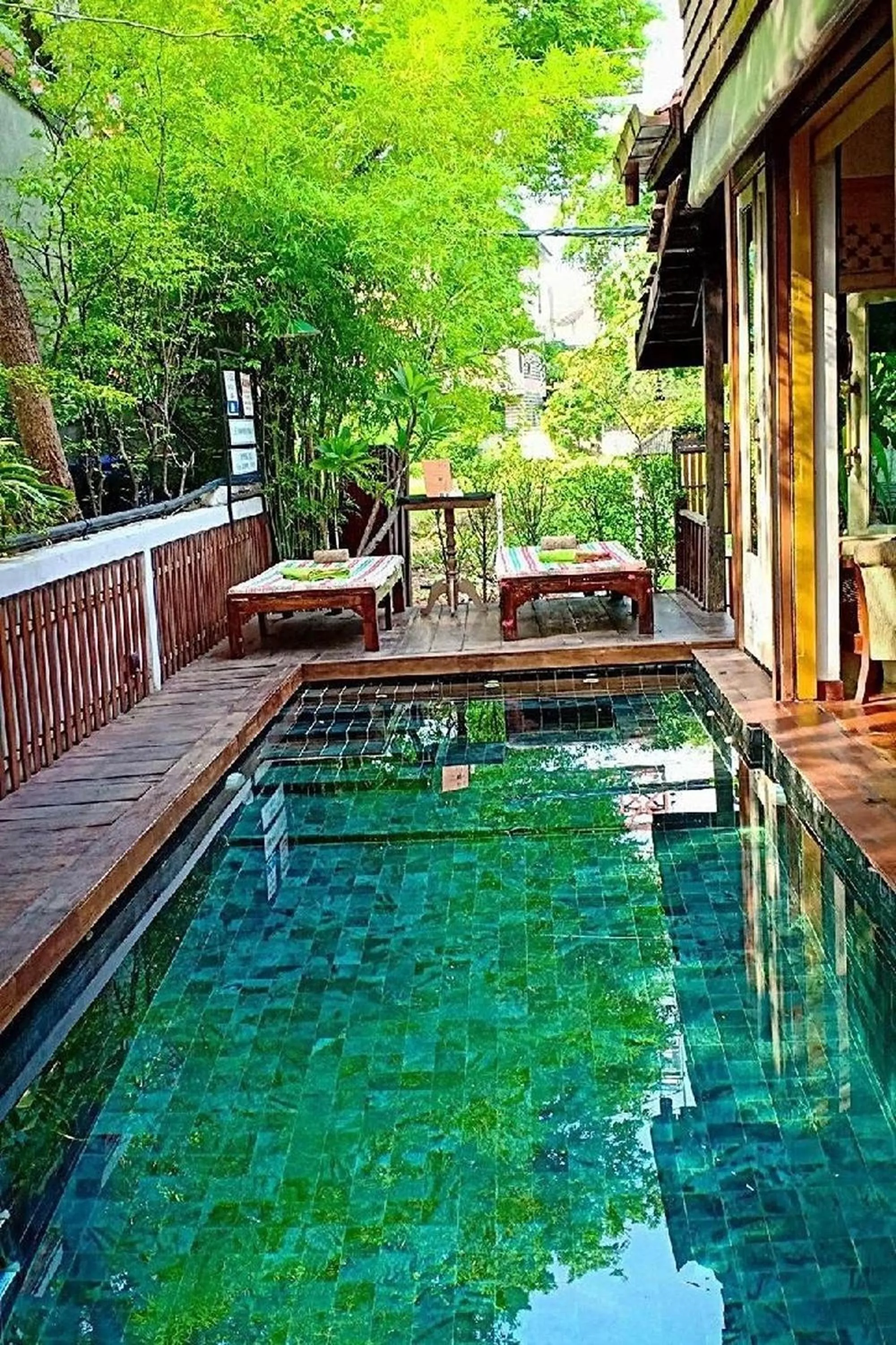 Swimming pool in Seven Senses Guesthouse
