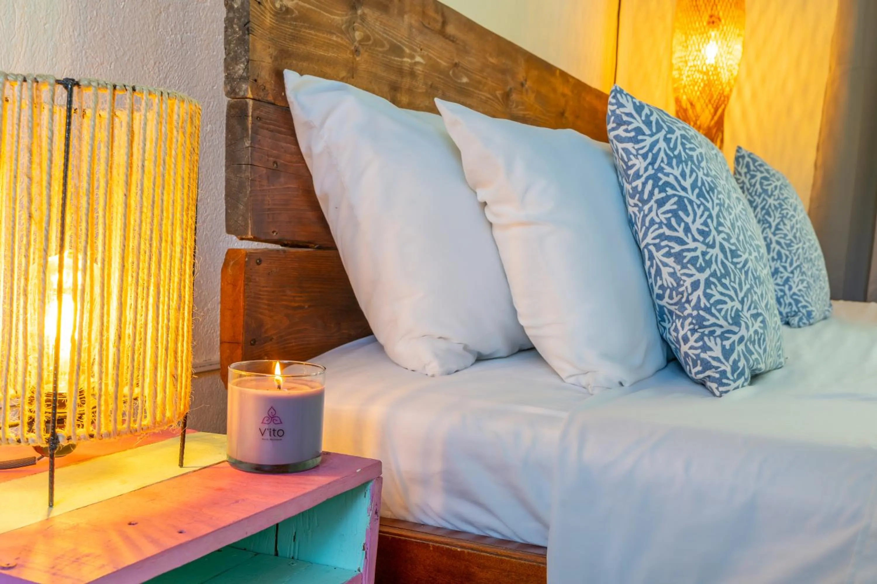 Bed in Vito Hotel Boutique Taganga