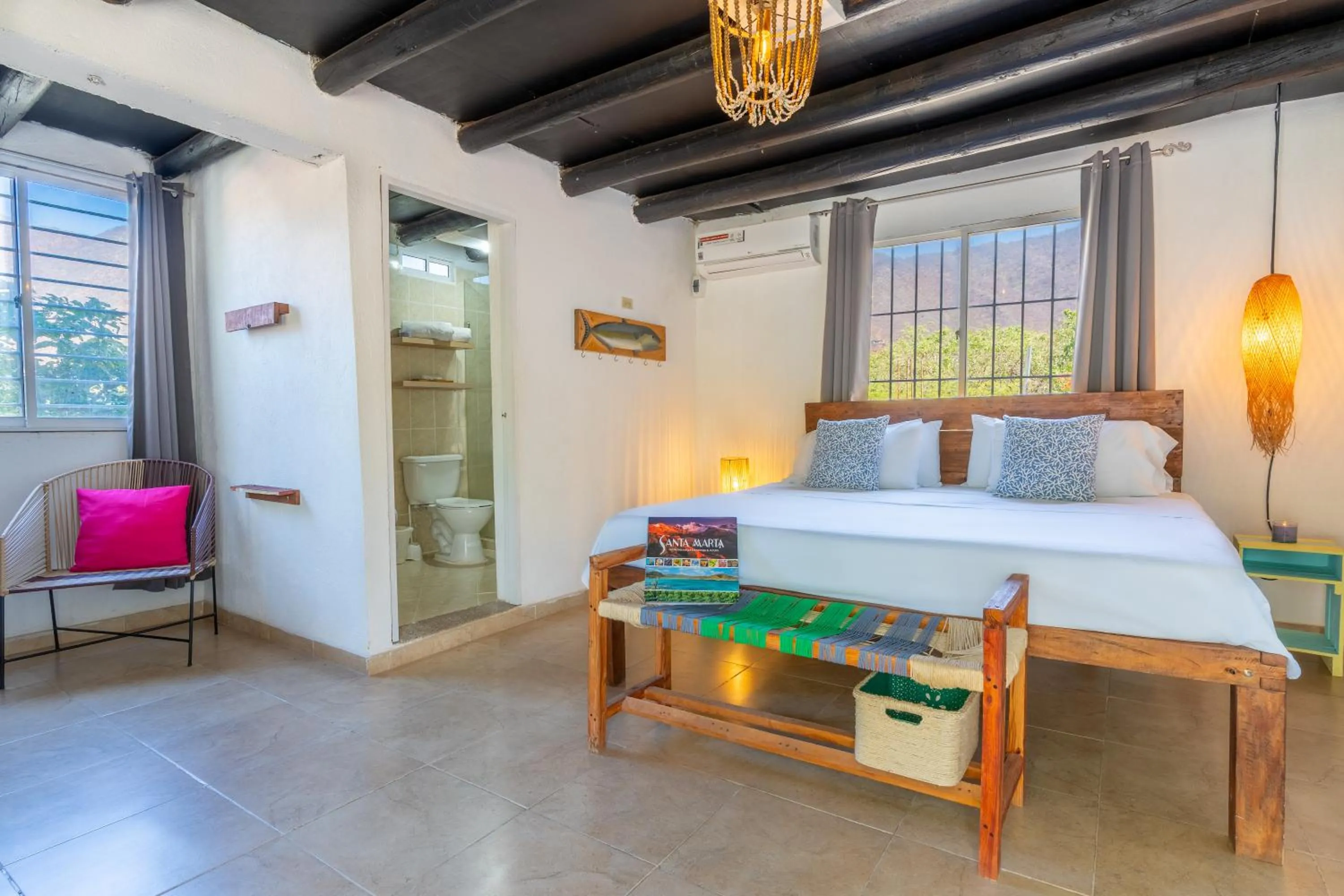 Bed in Vito Hotel Boutique Taganga