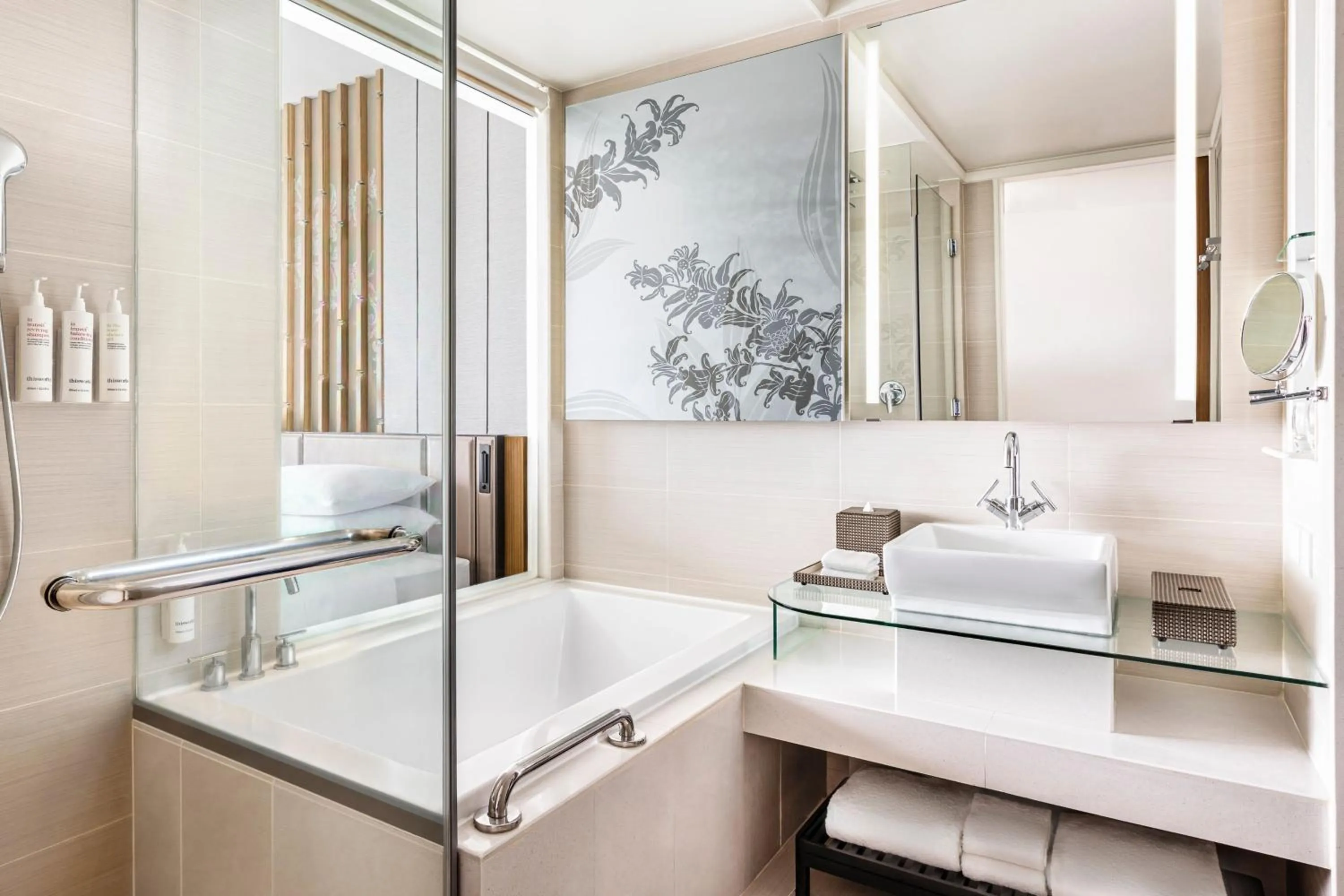 Bathroom in Chiang Mai Marriott Hotel