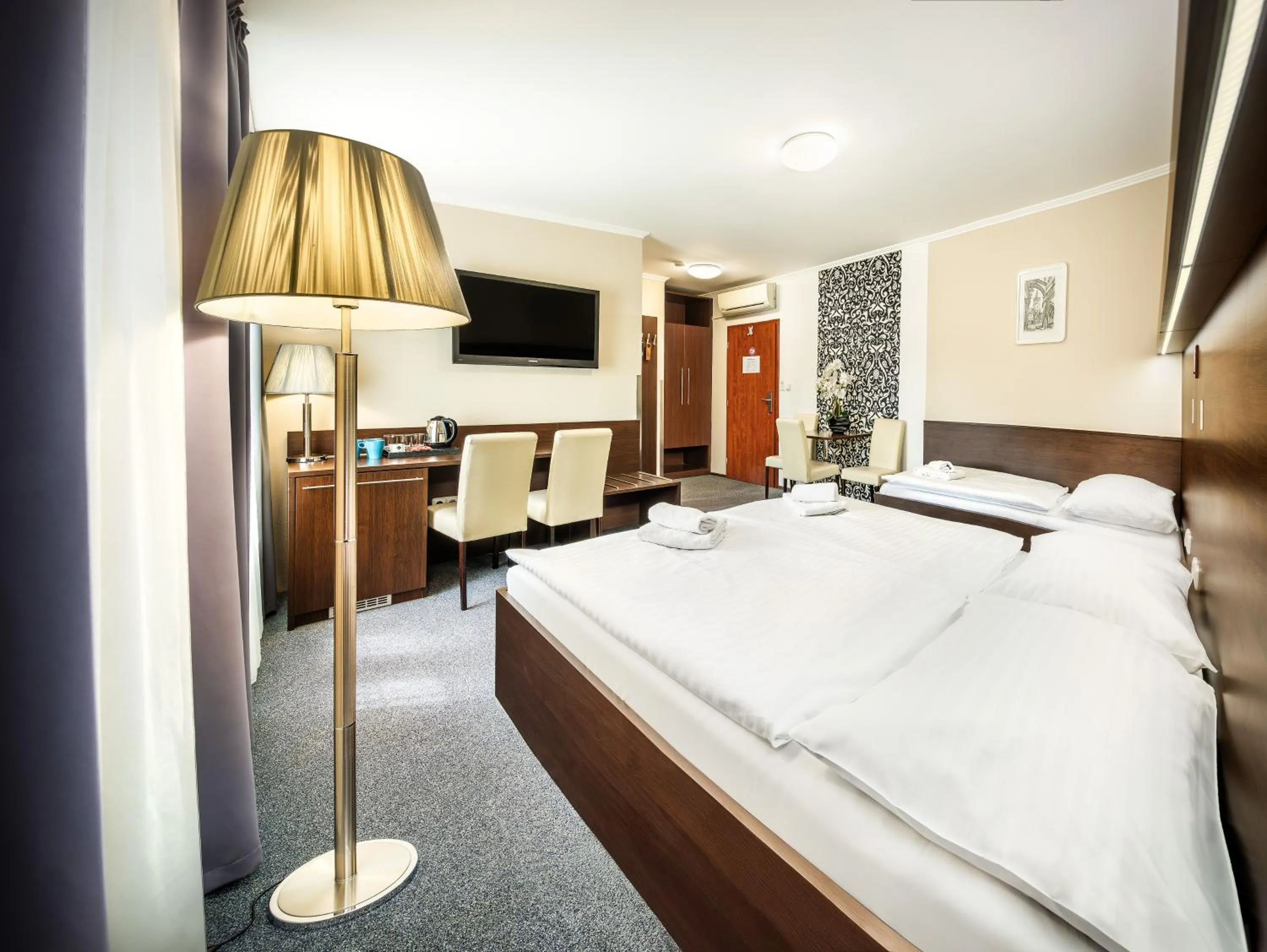 Bed in Martin Hotel Prague