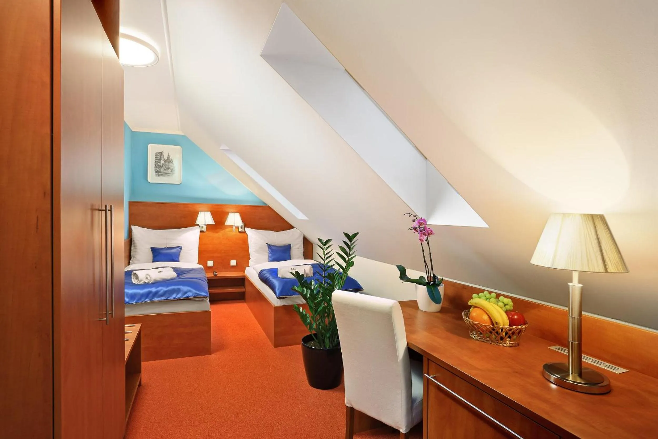 Bed in Martin Hotel Prague