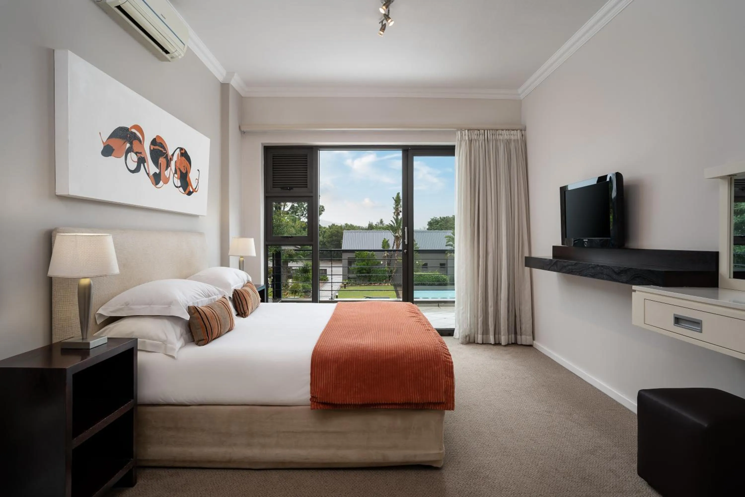 Bedroom, Bed in Premier Resort The Moorings, Knysna