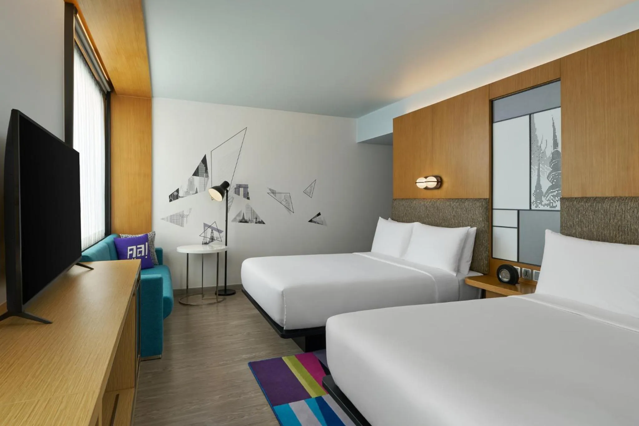Bedroom, Bed in Aloft Bangkok - Sukhumvit 11