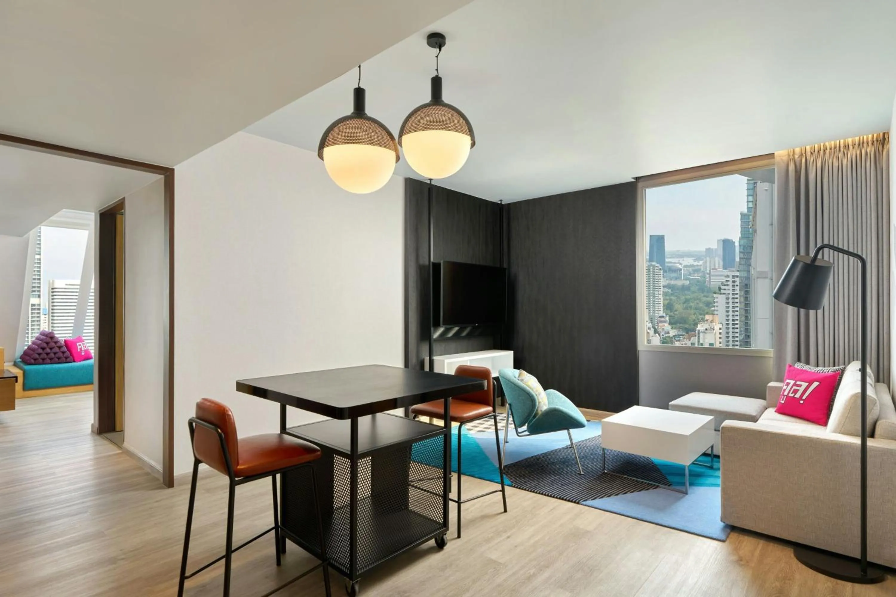 Living room in Aloft Bangkok - Sukhumvit 11