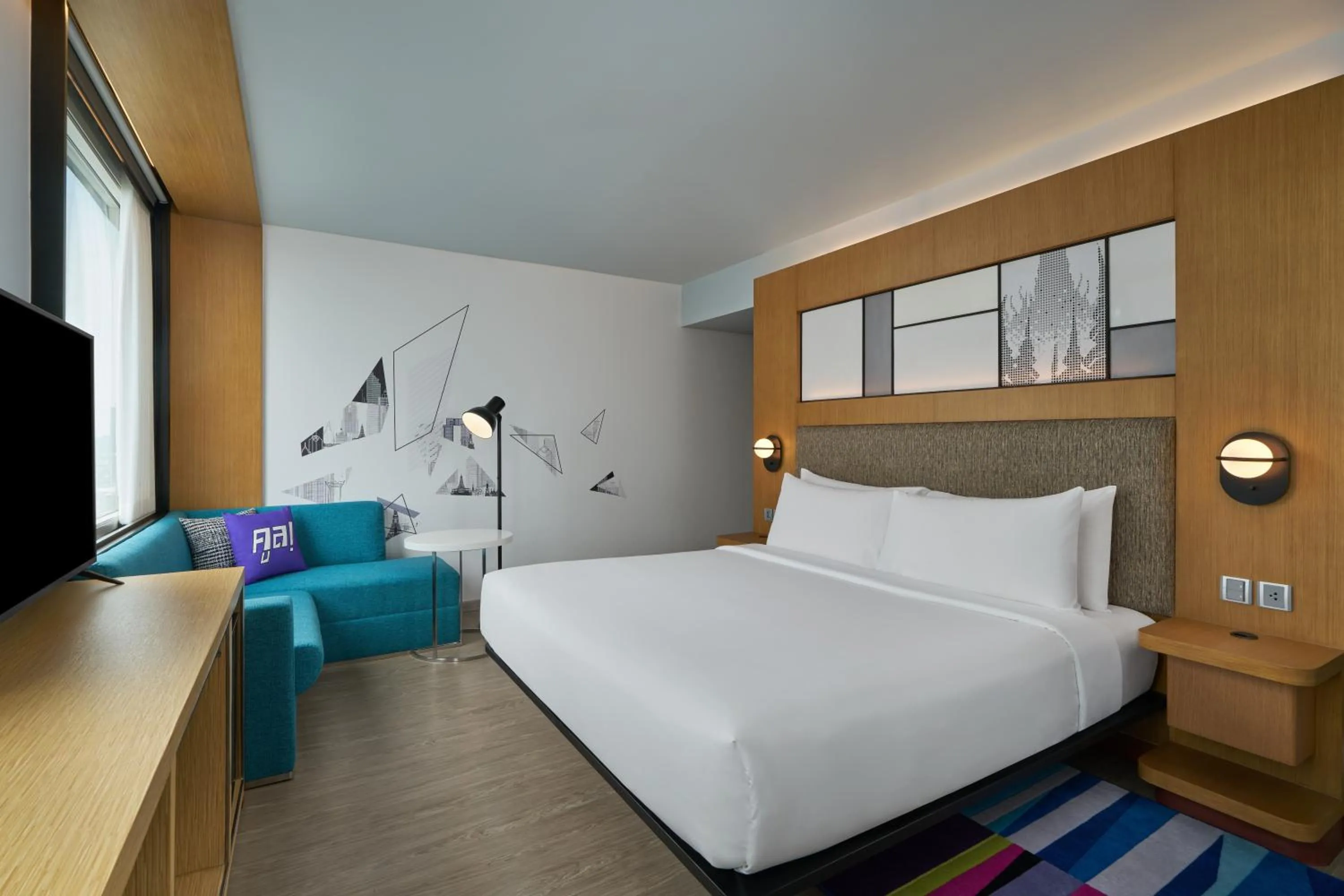 Bedroom, Bed in Aloft Bangkok - Sukhumvit 11