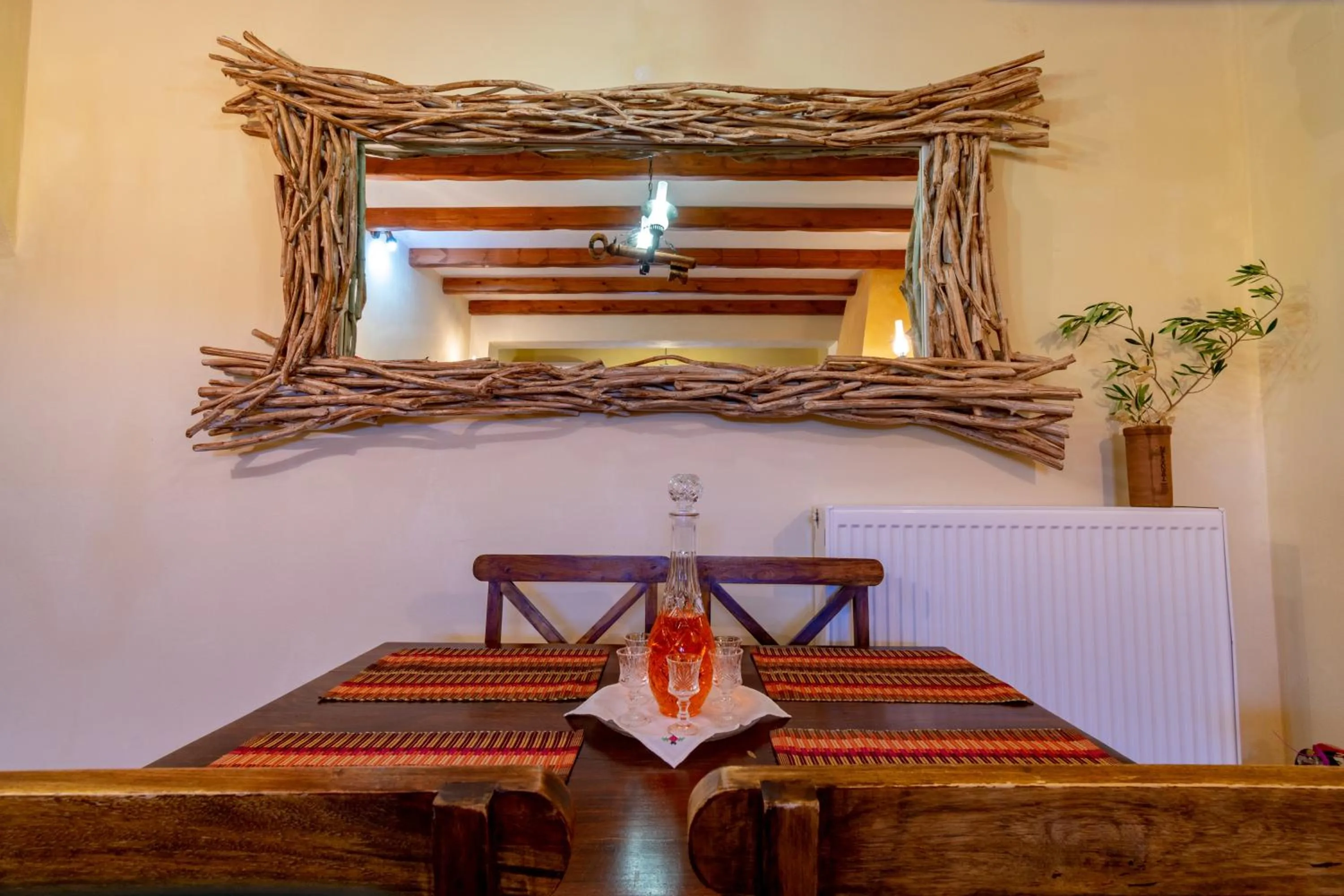 Seating area in Corfu Sokraki Villas