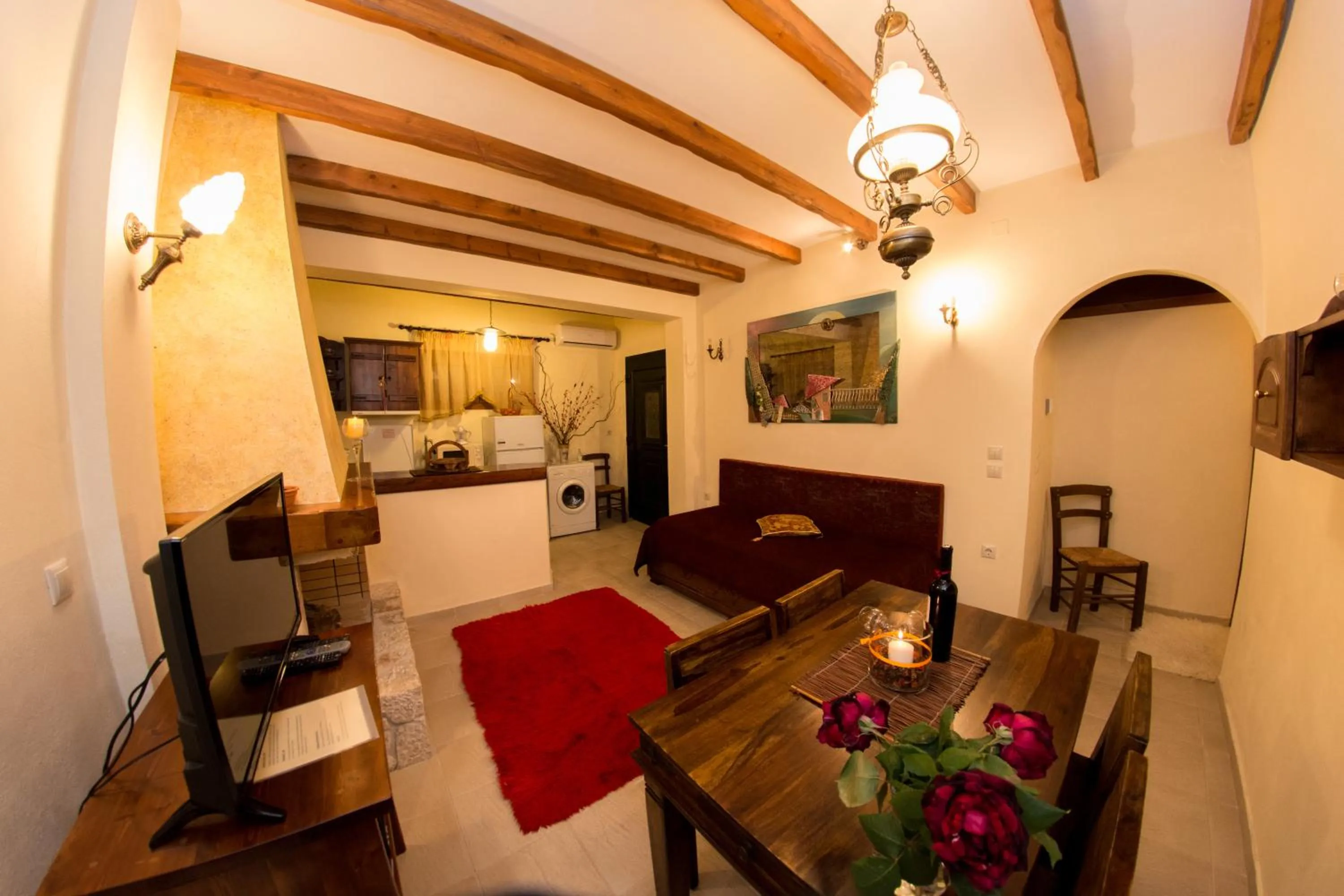 Living room in Corfu Sokraki Villas