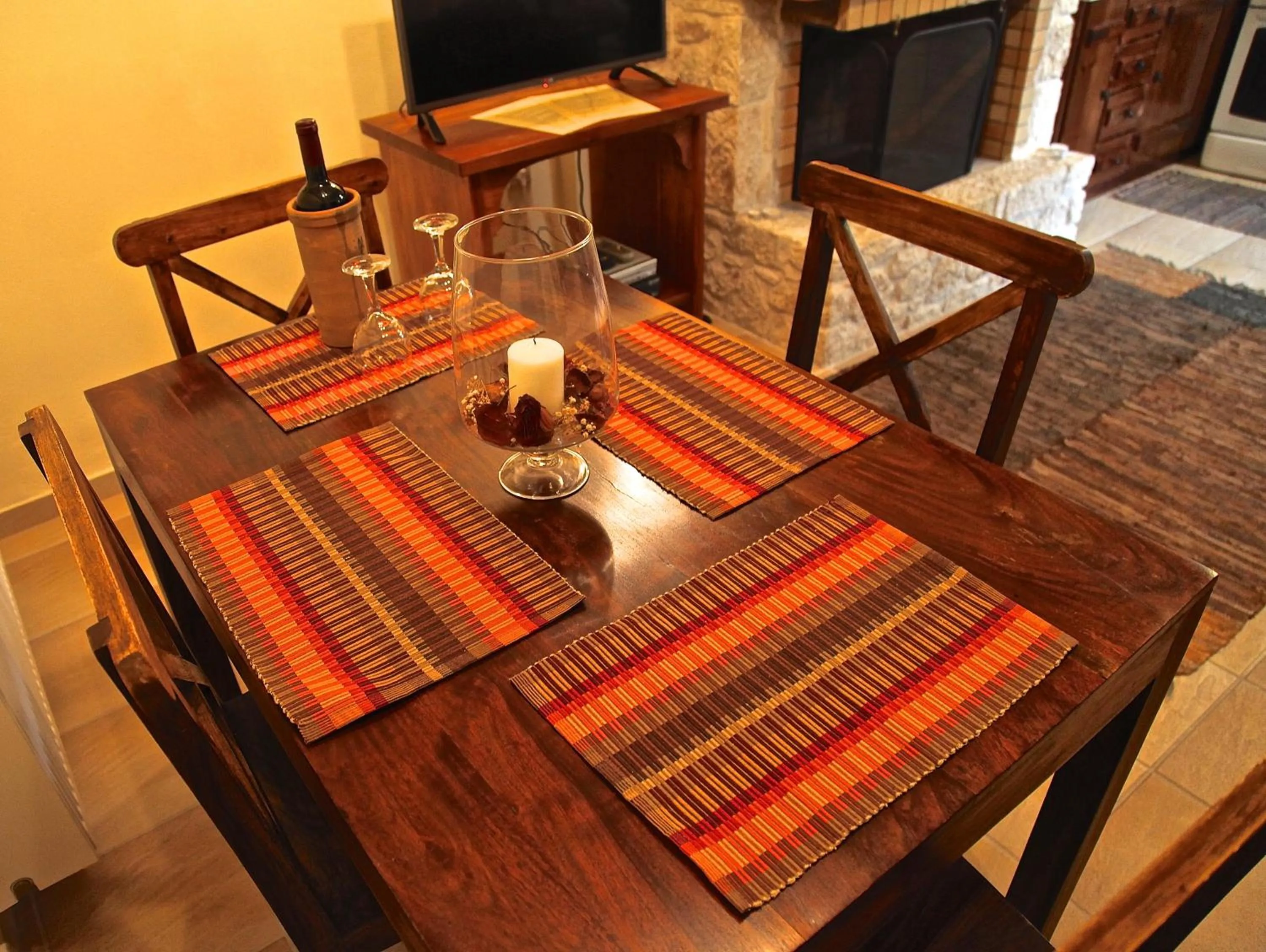 Dining area in Corfu Sokraki Villas