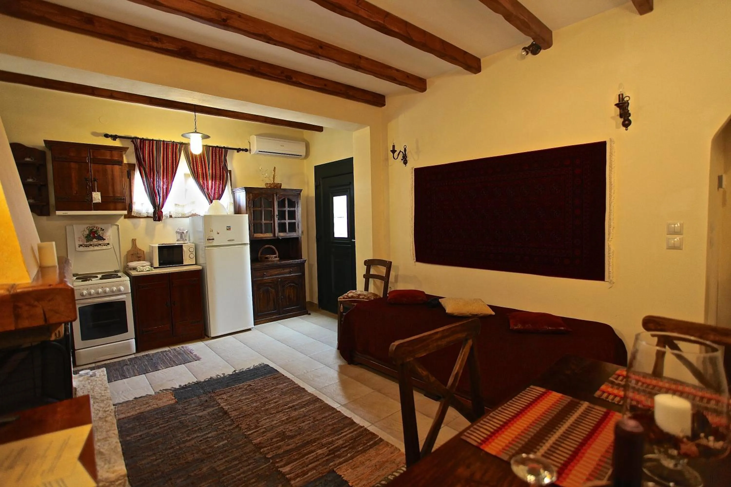 Bed in Corfu Sokraki Villas