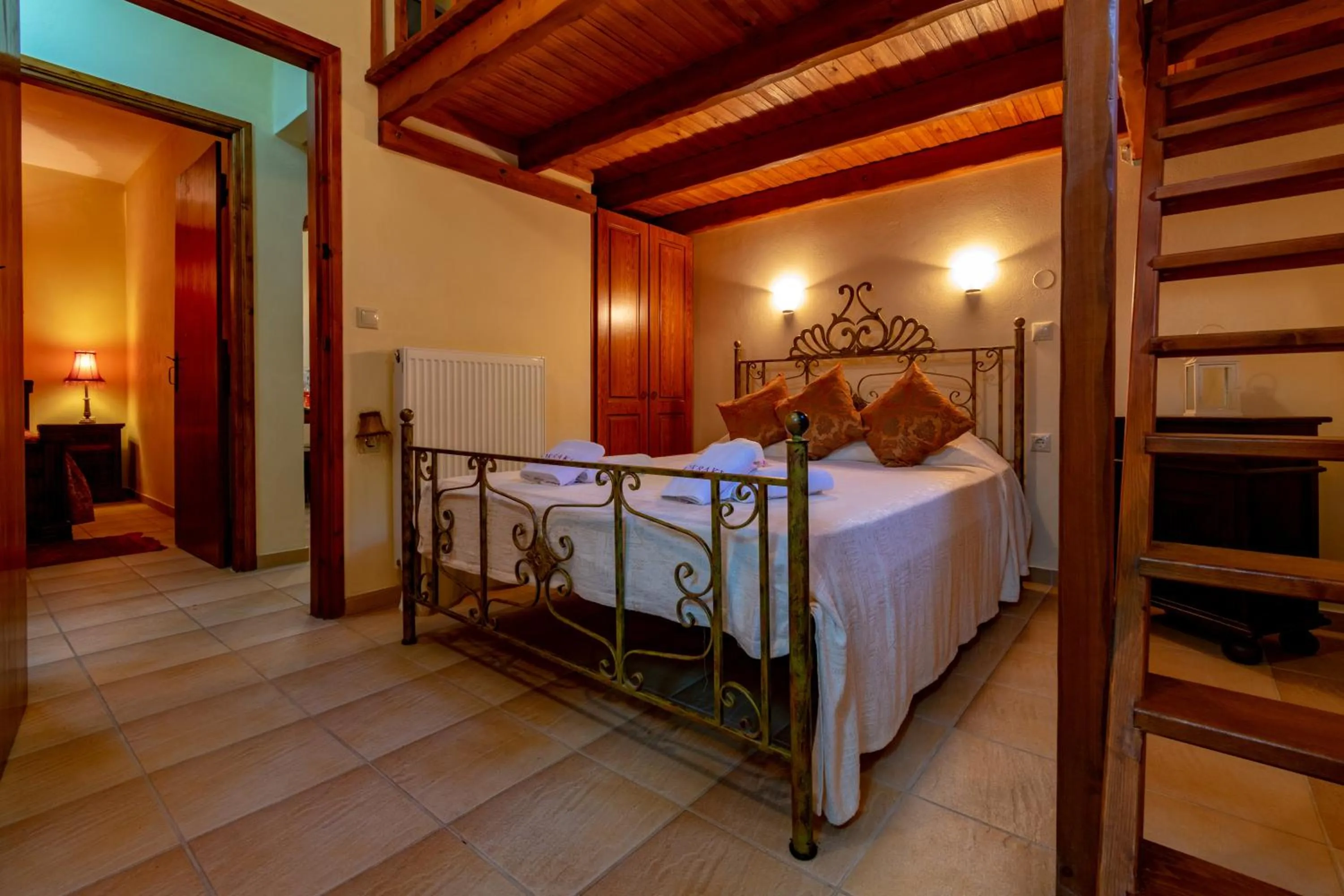 Bedroom, Bed in Corfu Sokraki Villas