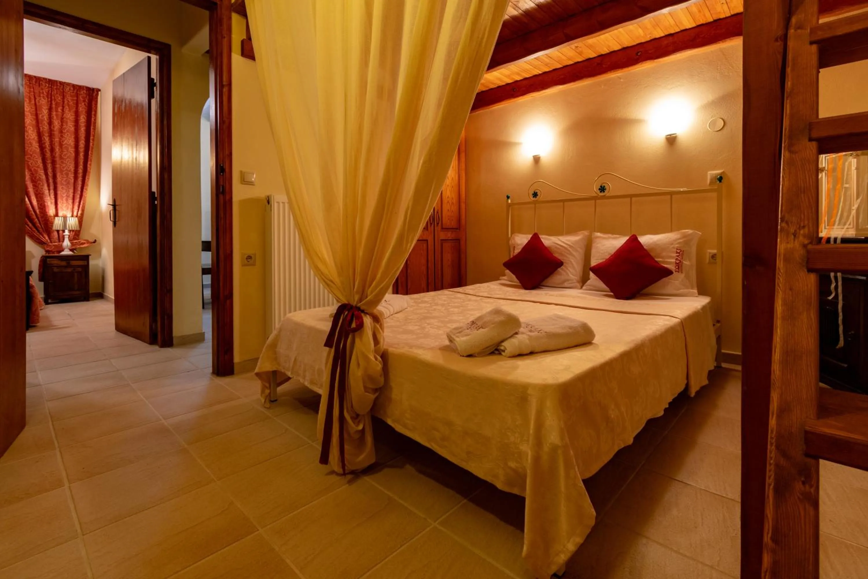 Bedroom, Bed in Corfu Sokraki Villas