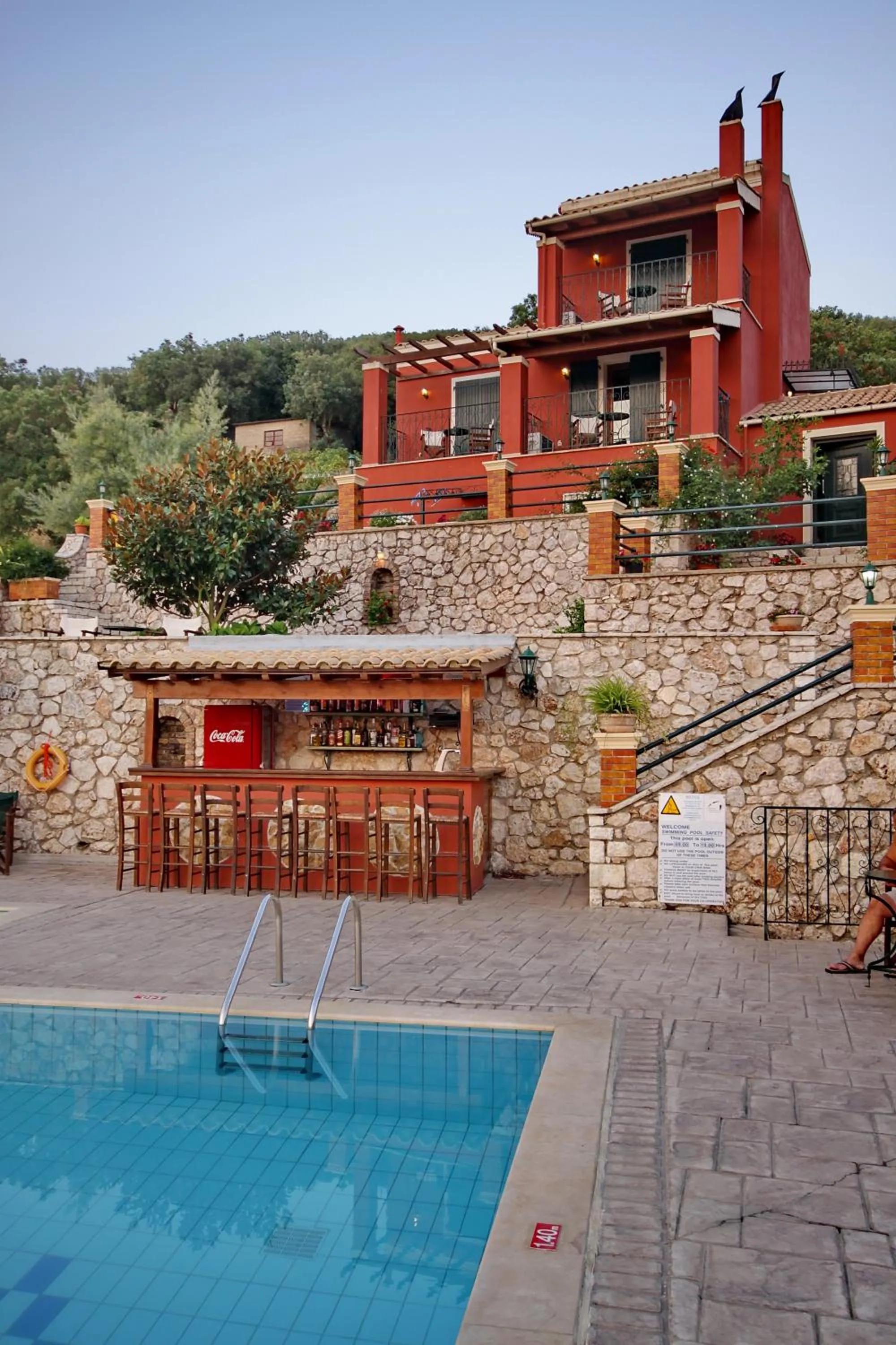 Facade/entrance in Corfu Sokraki Villas