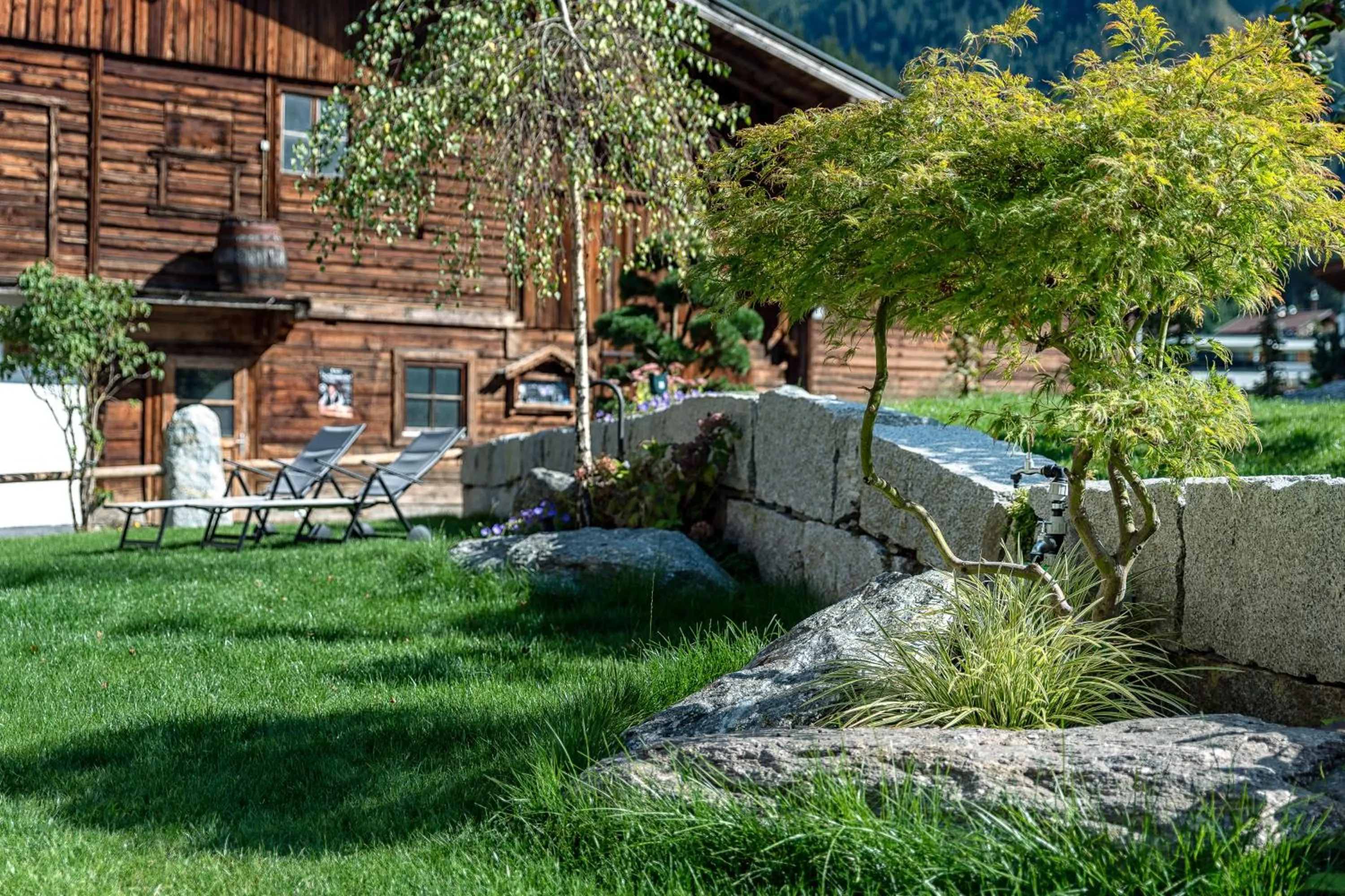 Garden in Alpenresort Thanner