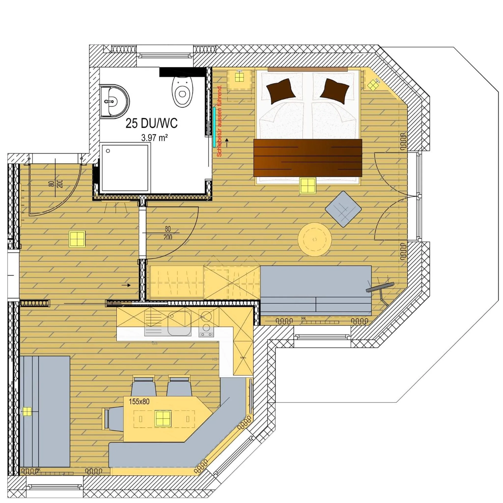 Floor plan in Alpenresort Thanner
