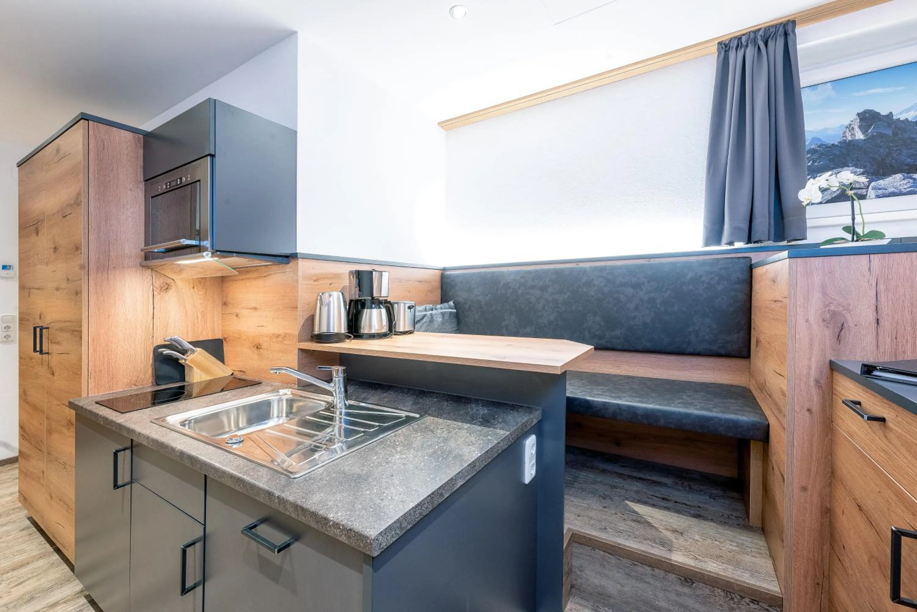 Kitchen or kitchenette in Alpenresort Thanner