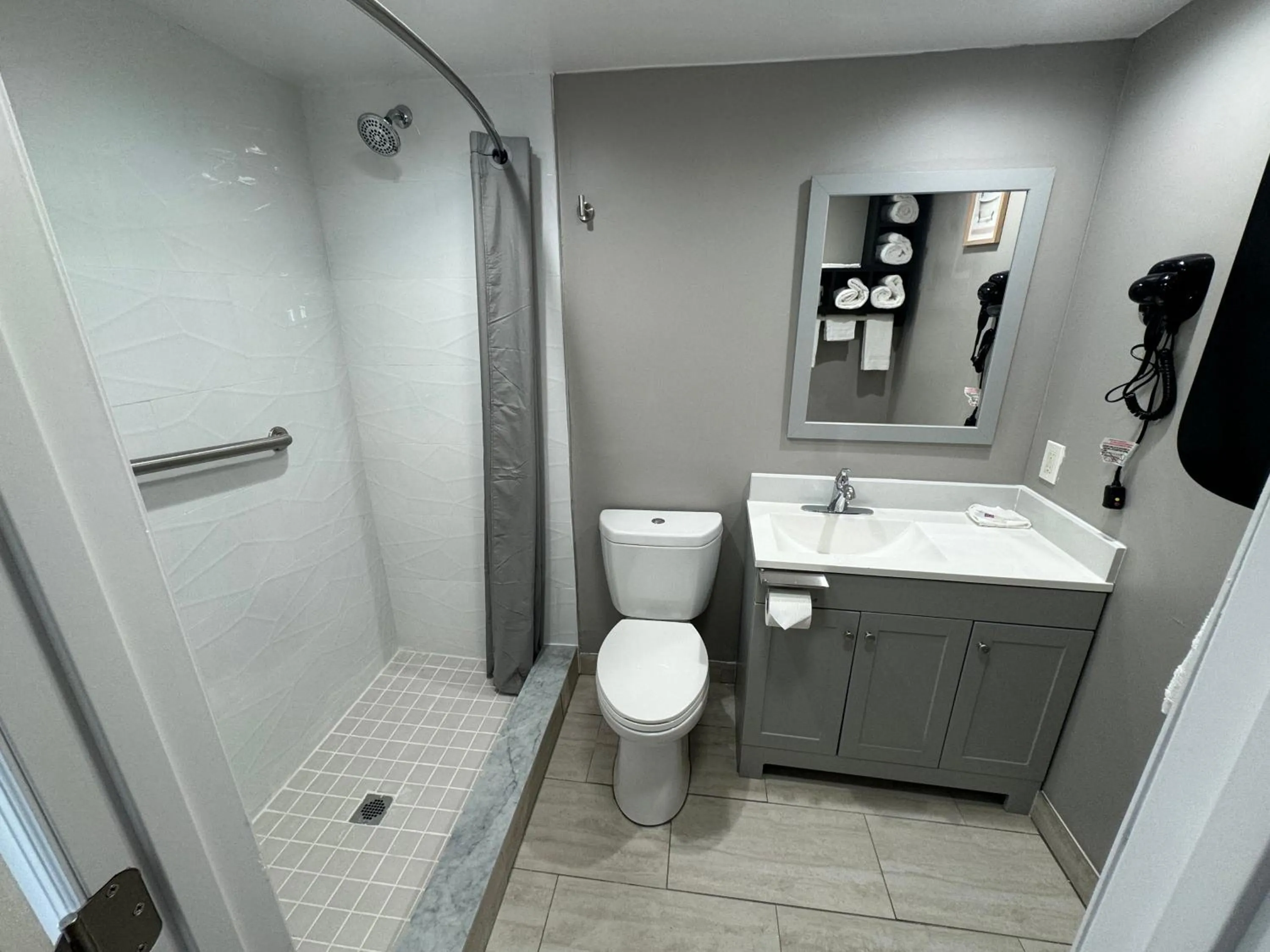 Shower in Studio 6-Englewood, FL