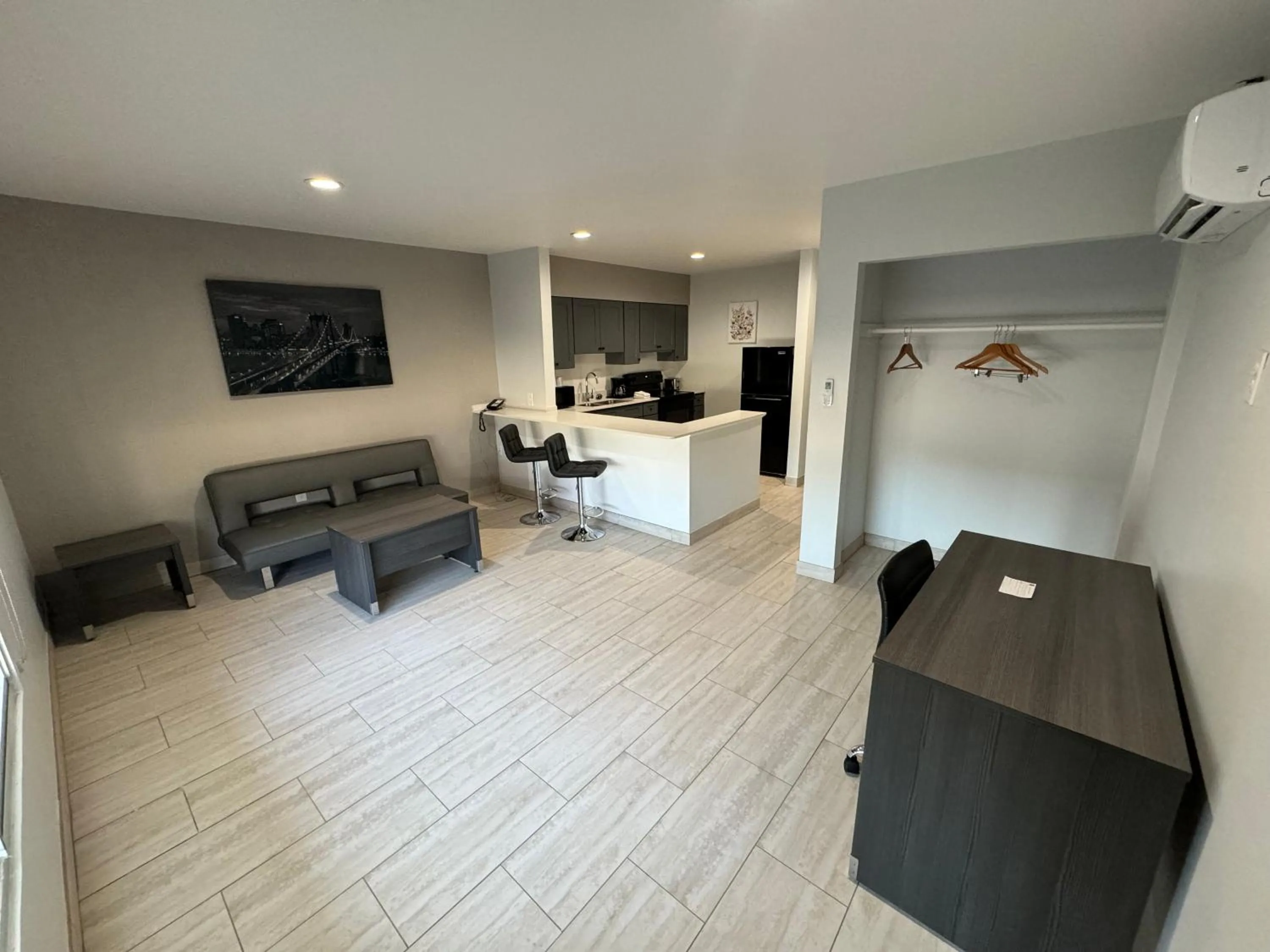 Living room in Studio 6-Englewood, FL