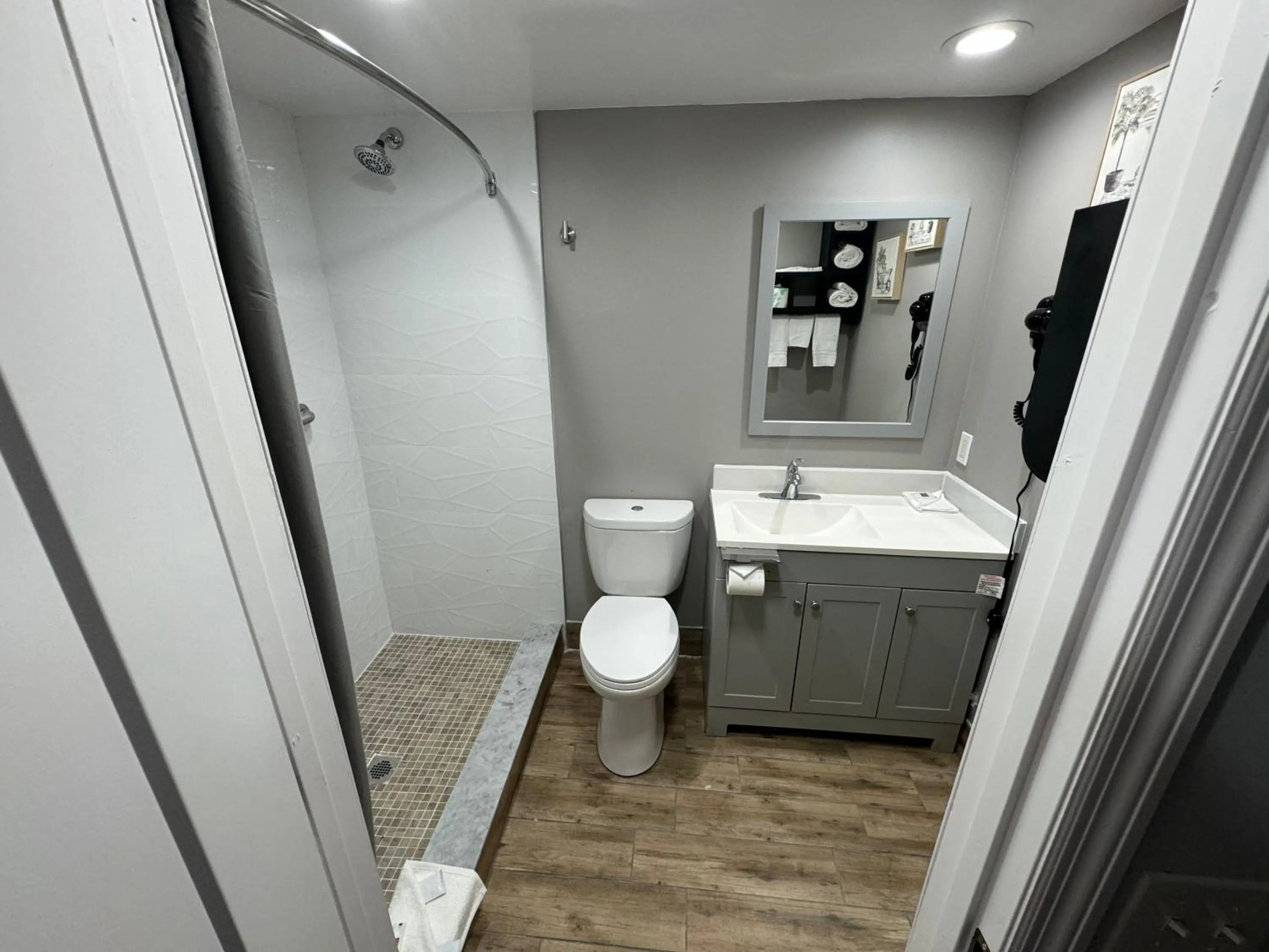 Shower in Studio 6-Englewood, FL