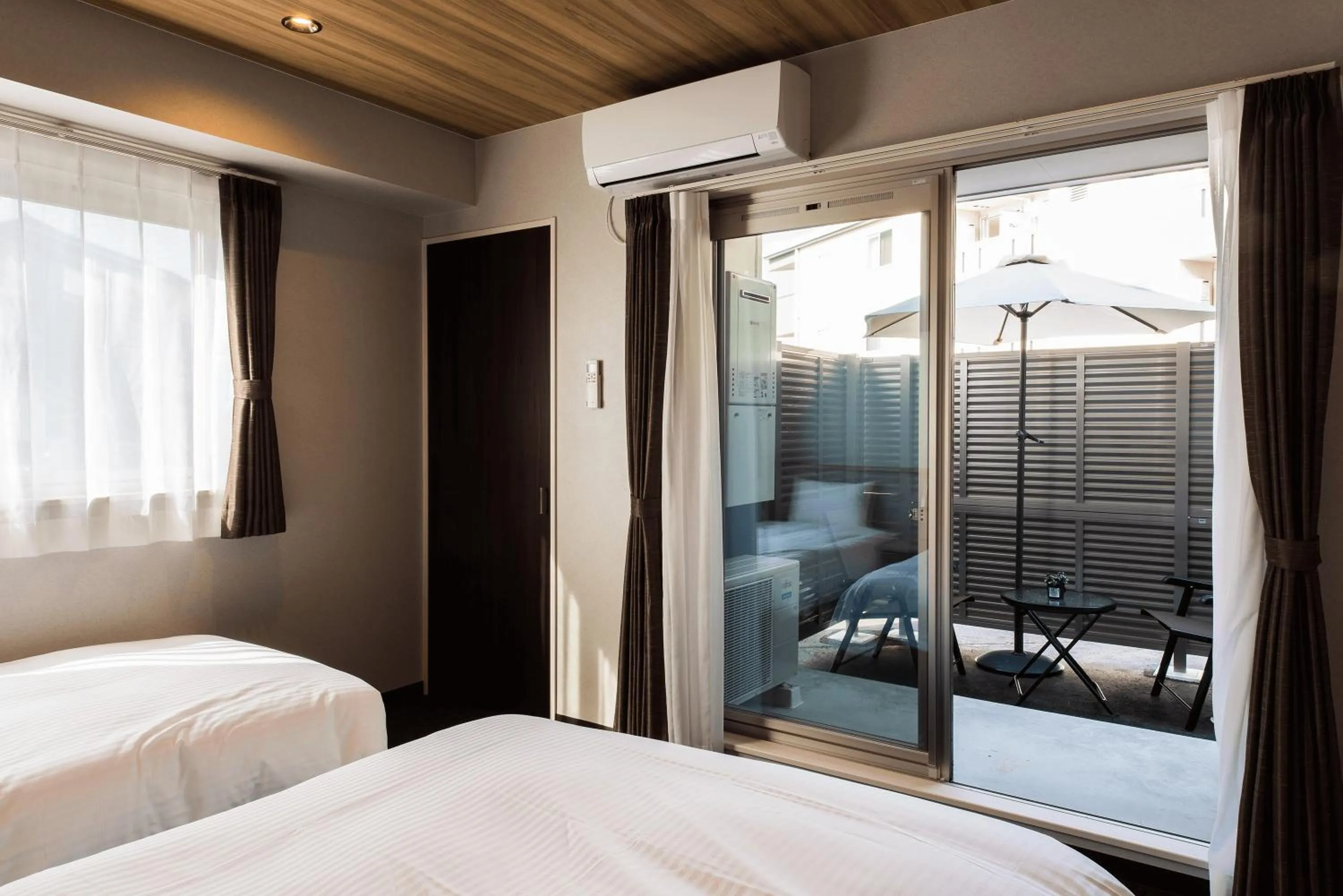 Balcony/Terrace, Bed in INOVA Kanazawa