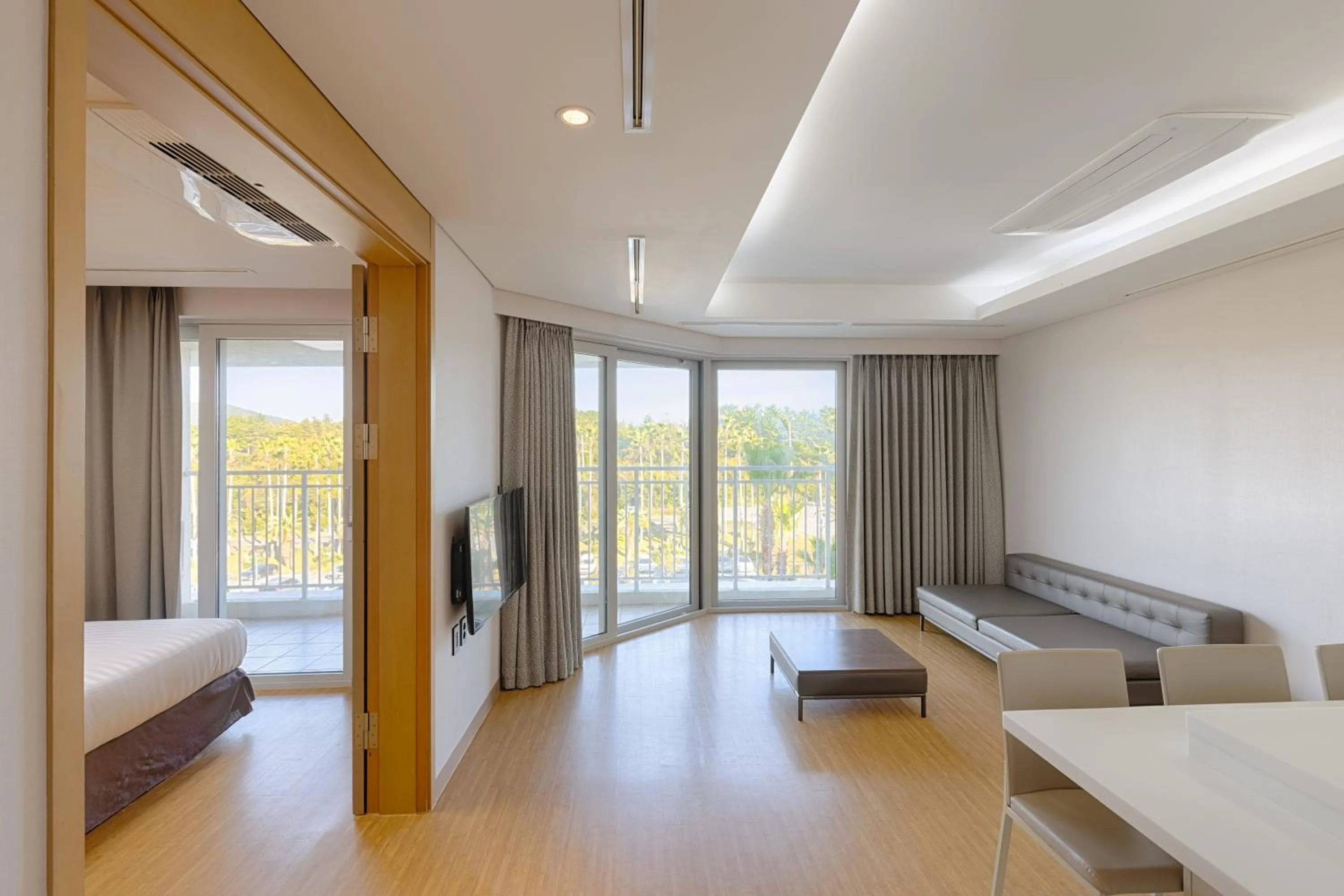 Bed in Sono Calm Jeju