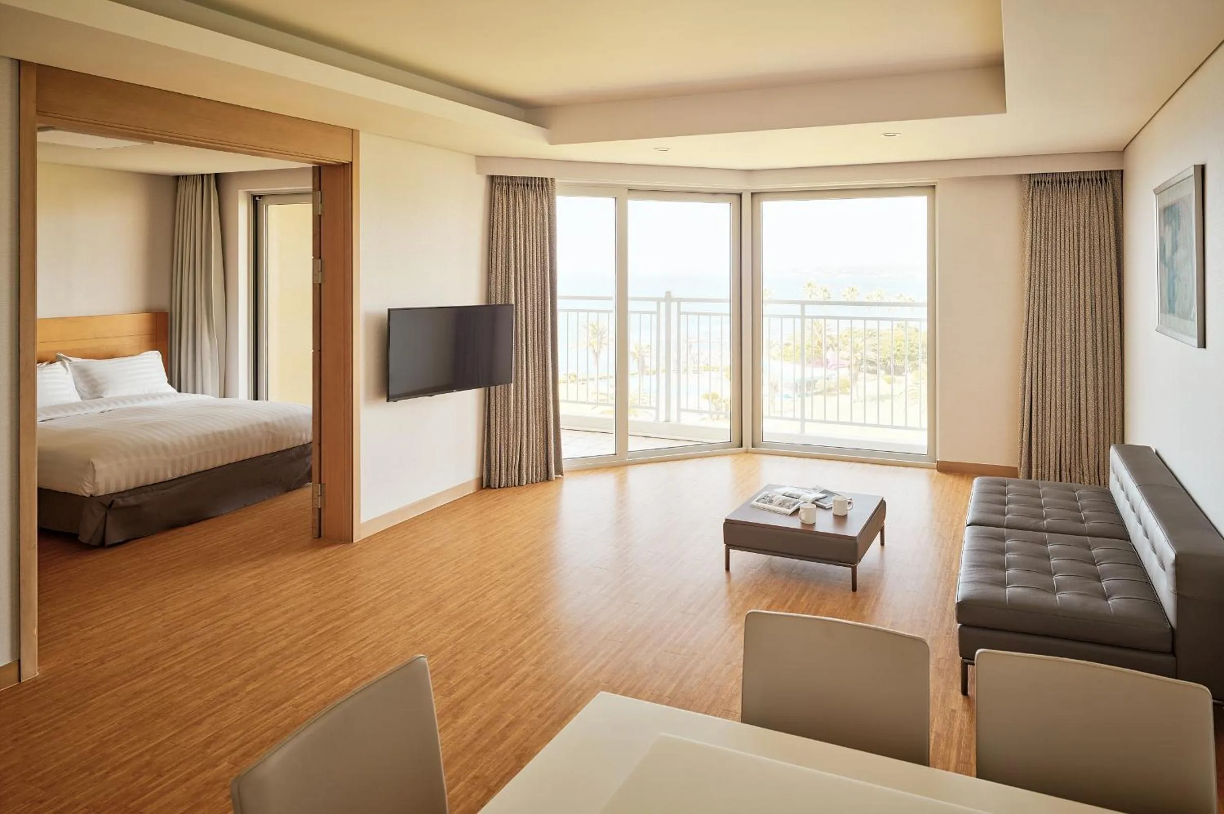 Bed in Sono Calm Jeju