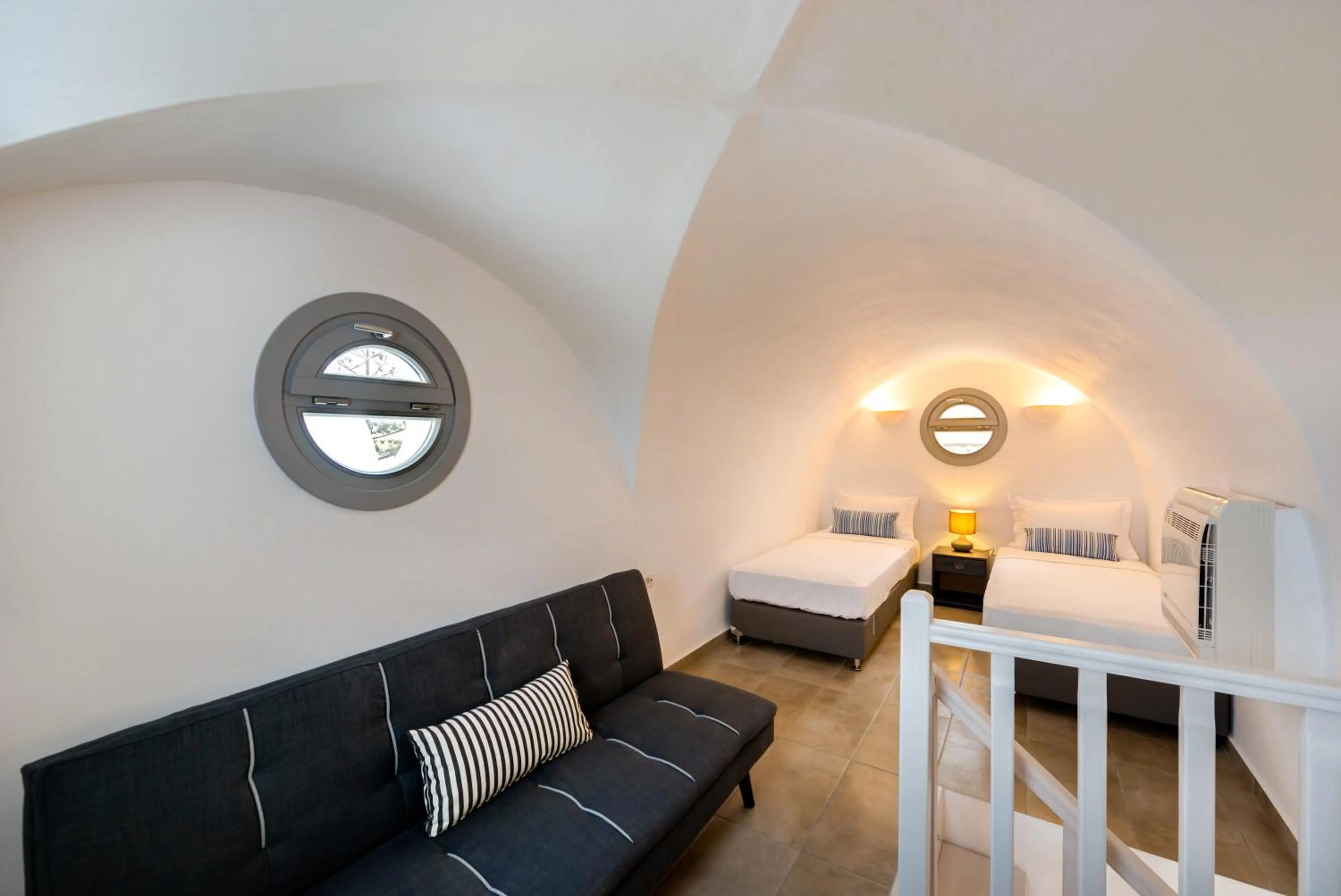 Bed in White Harmony Suites