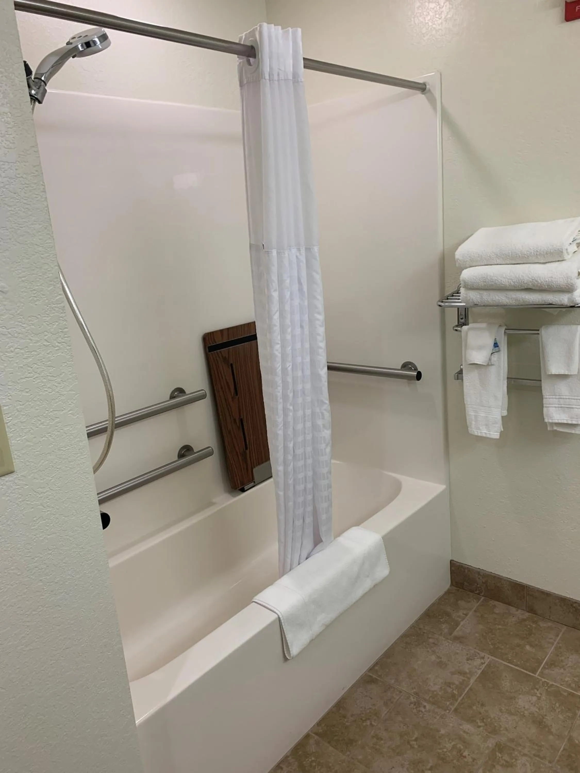Bathroom in Microtel Inn & Suites by Wyndham Rice Lake