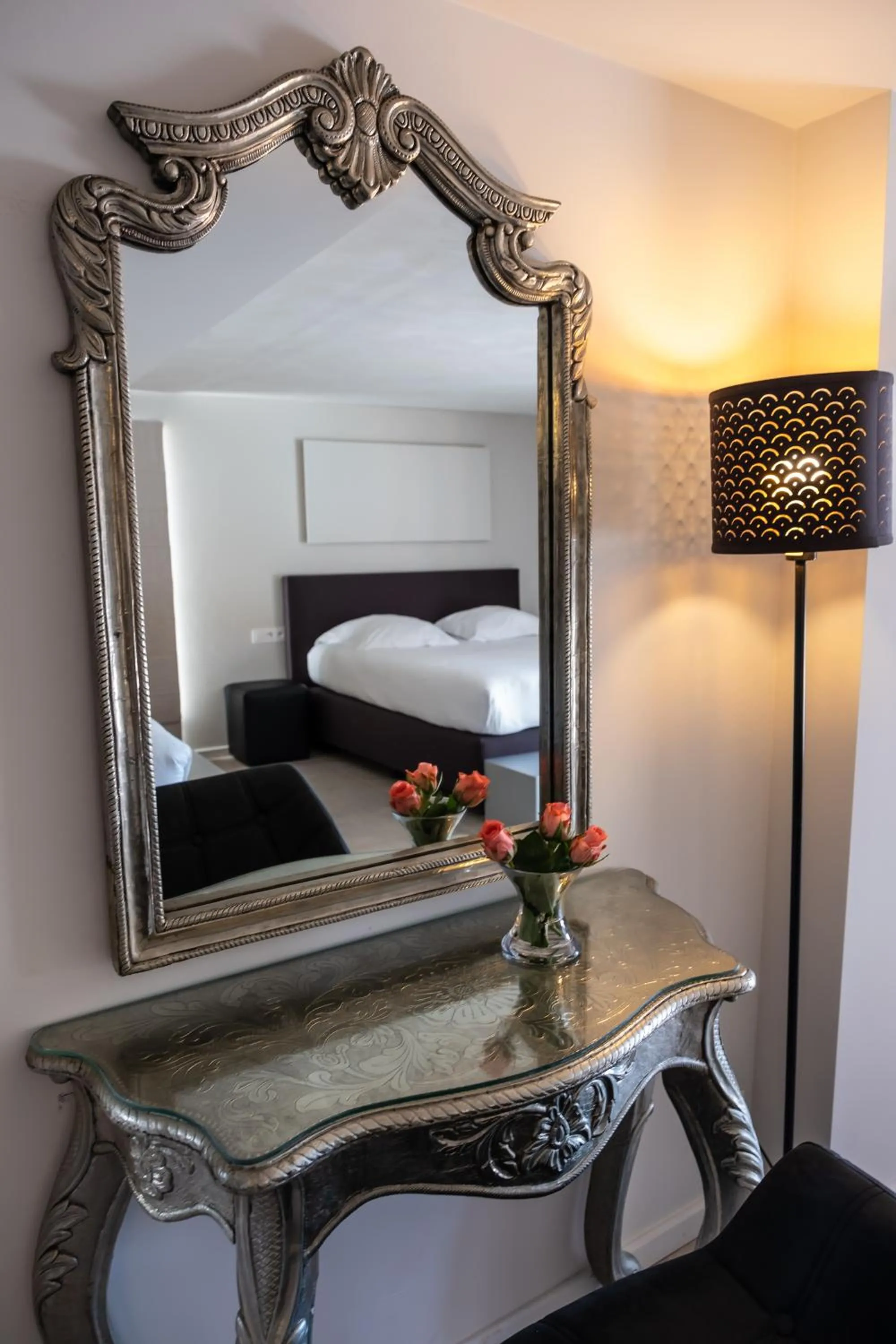 Living room, Bed in Villa Farfalla