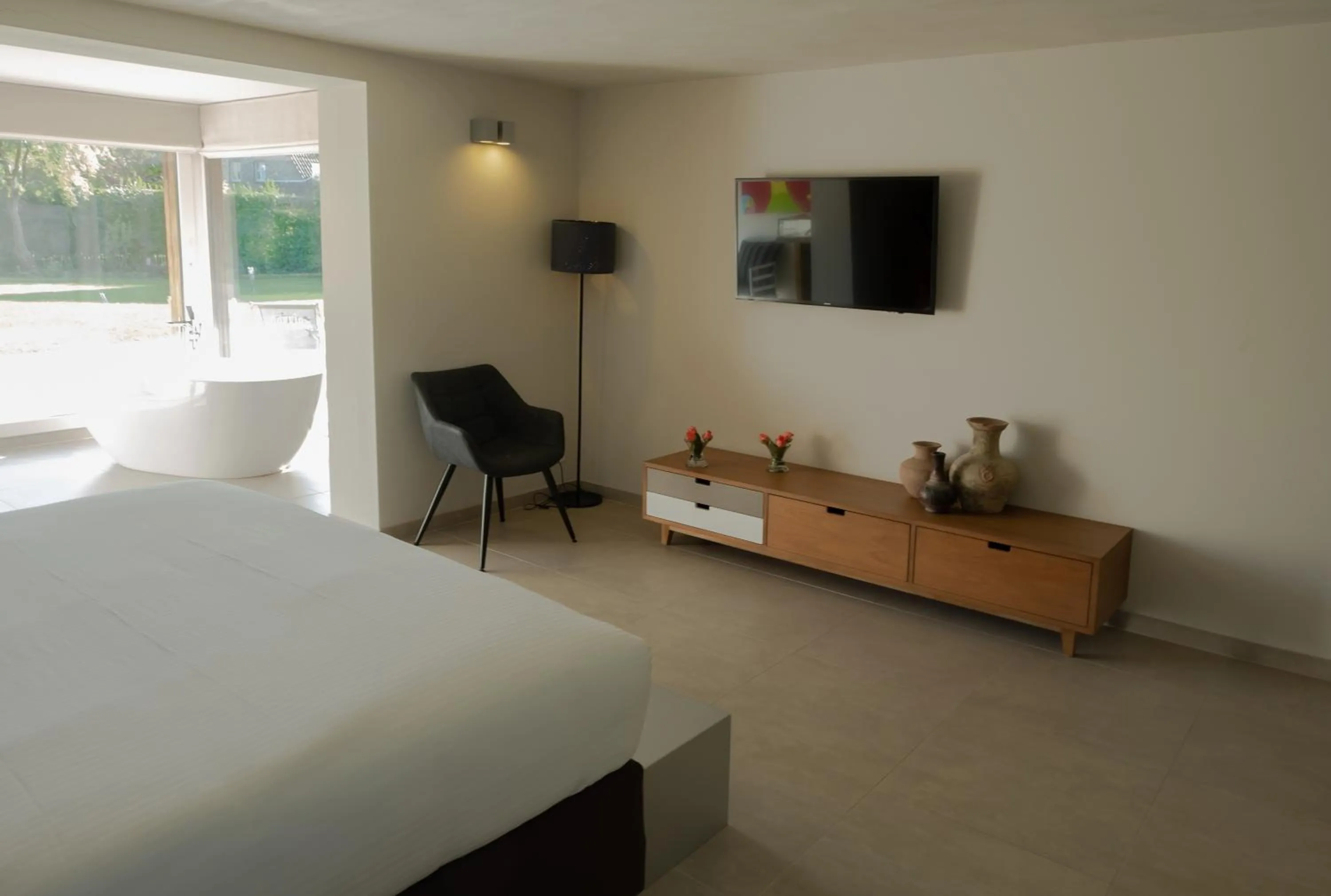 TV and multimedia, Bed in Villa Farfalla