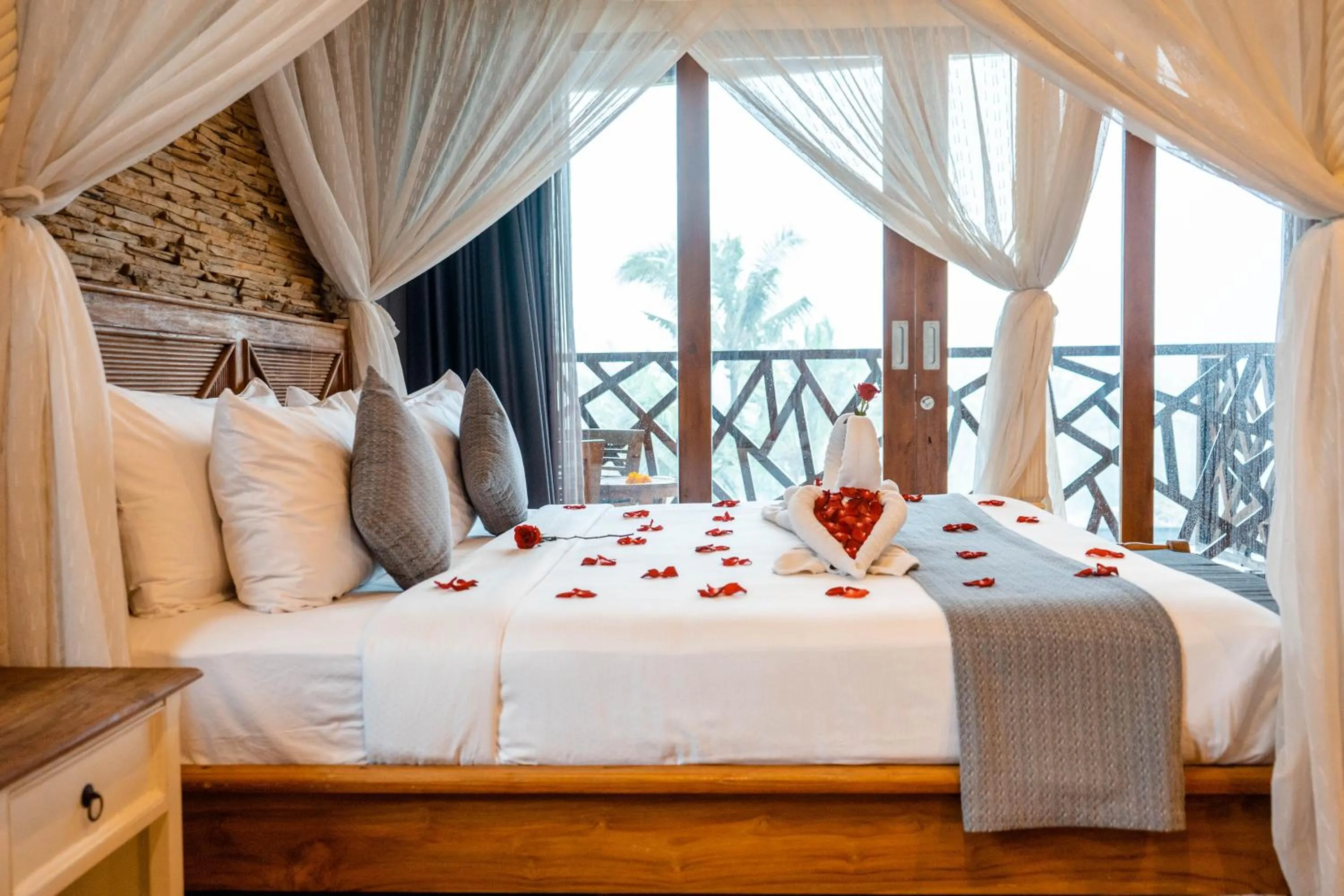 Bedroom, Bed in Wadari Retreat Villa Ubud