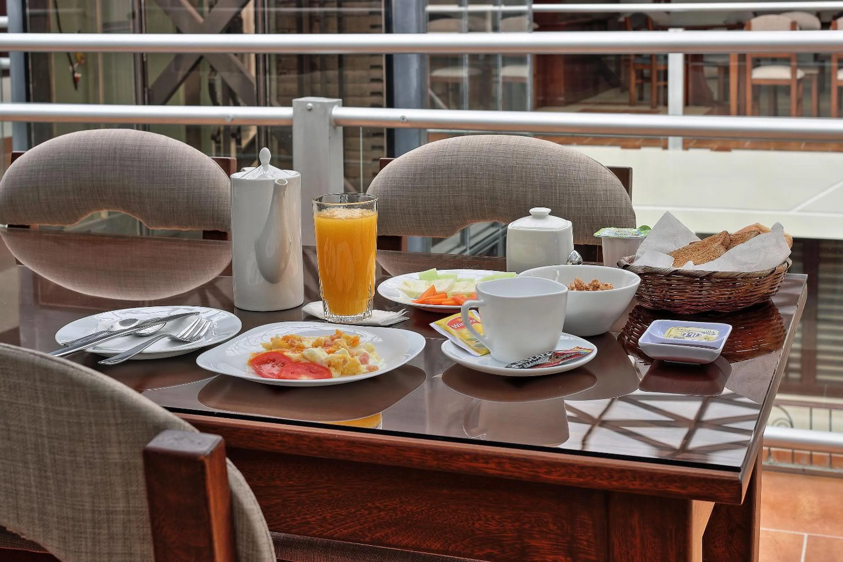 Breakfast in Hostal Patrimonio - Potosi