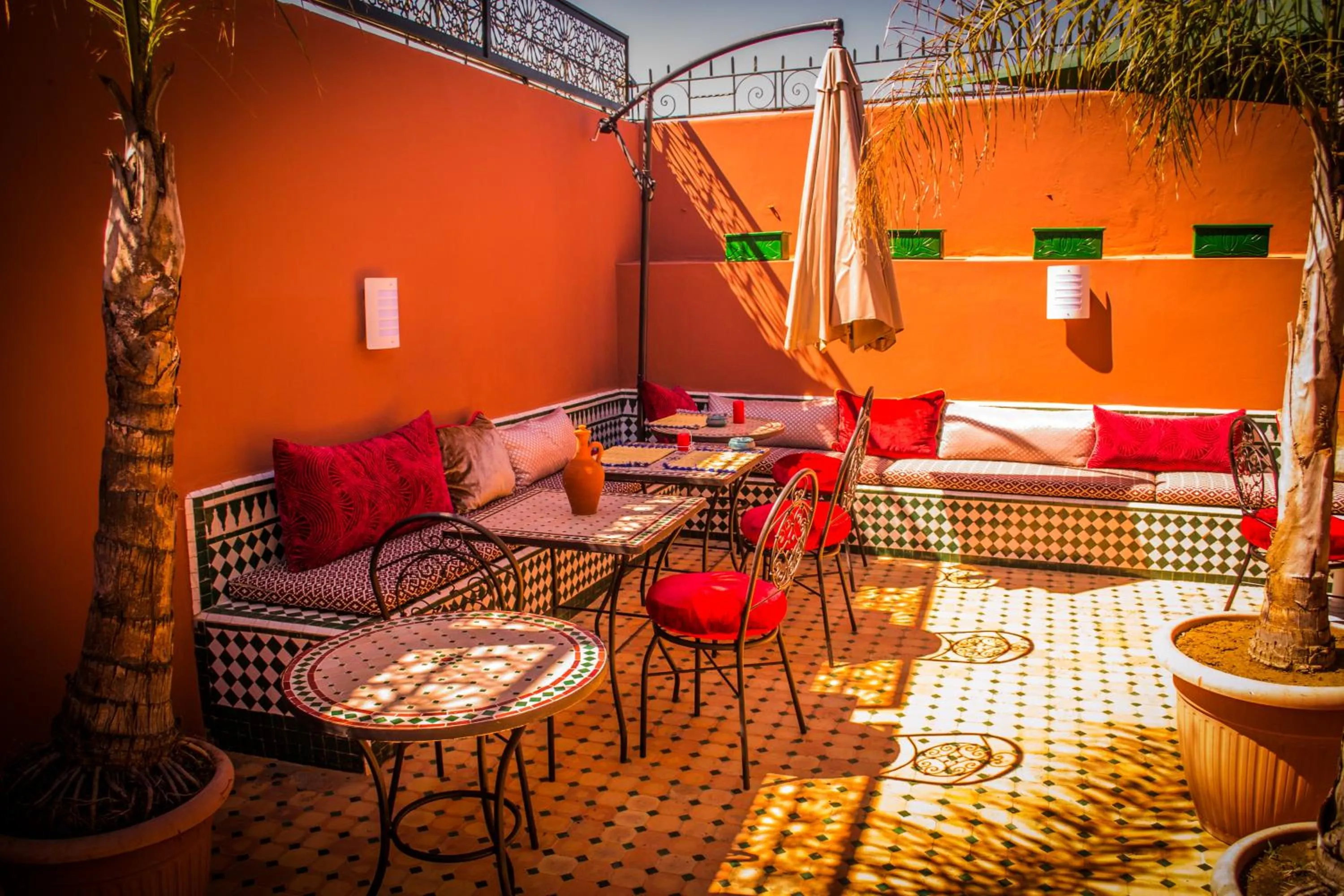 Patio in Riad La Porte du Bouregreg