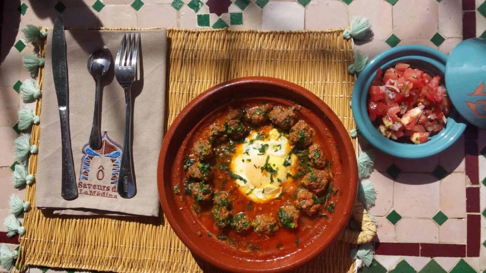 Food close-up in Riad La Porte du Bouregreg