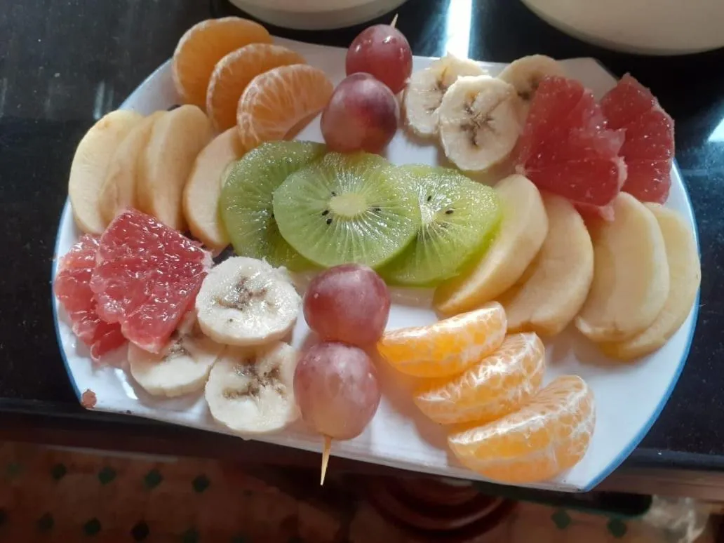 Breakfast in Riad La Porte du Bouregreg