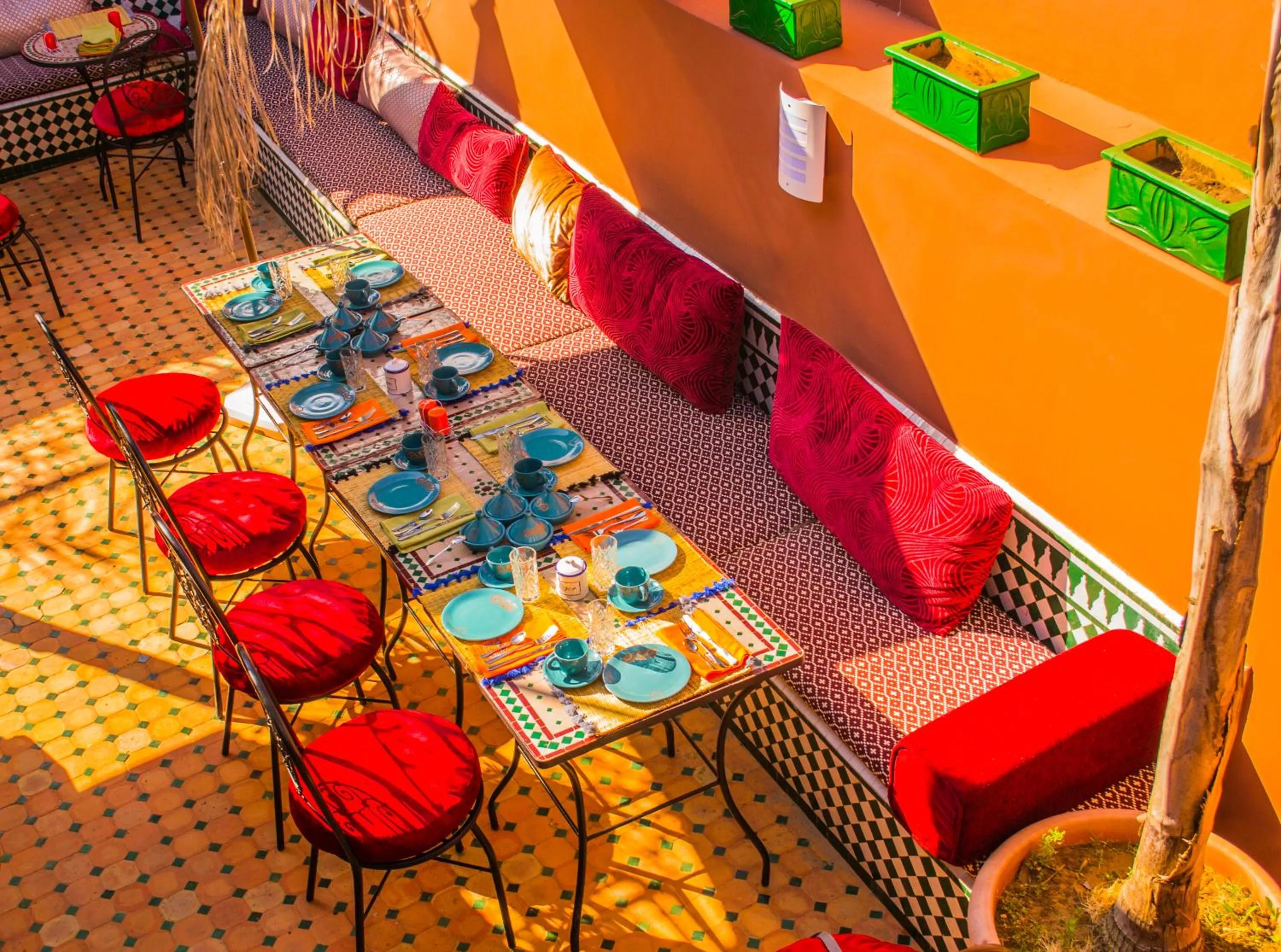 Patio in Riad La Porte du Bouregreg