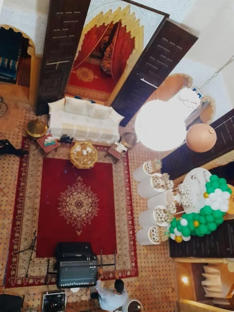 Living room in Riad La Porte du Bouregreg