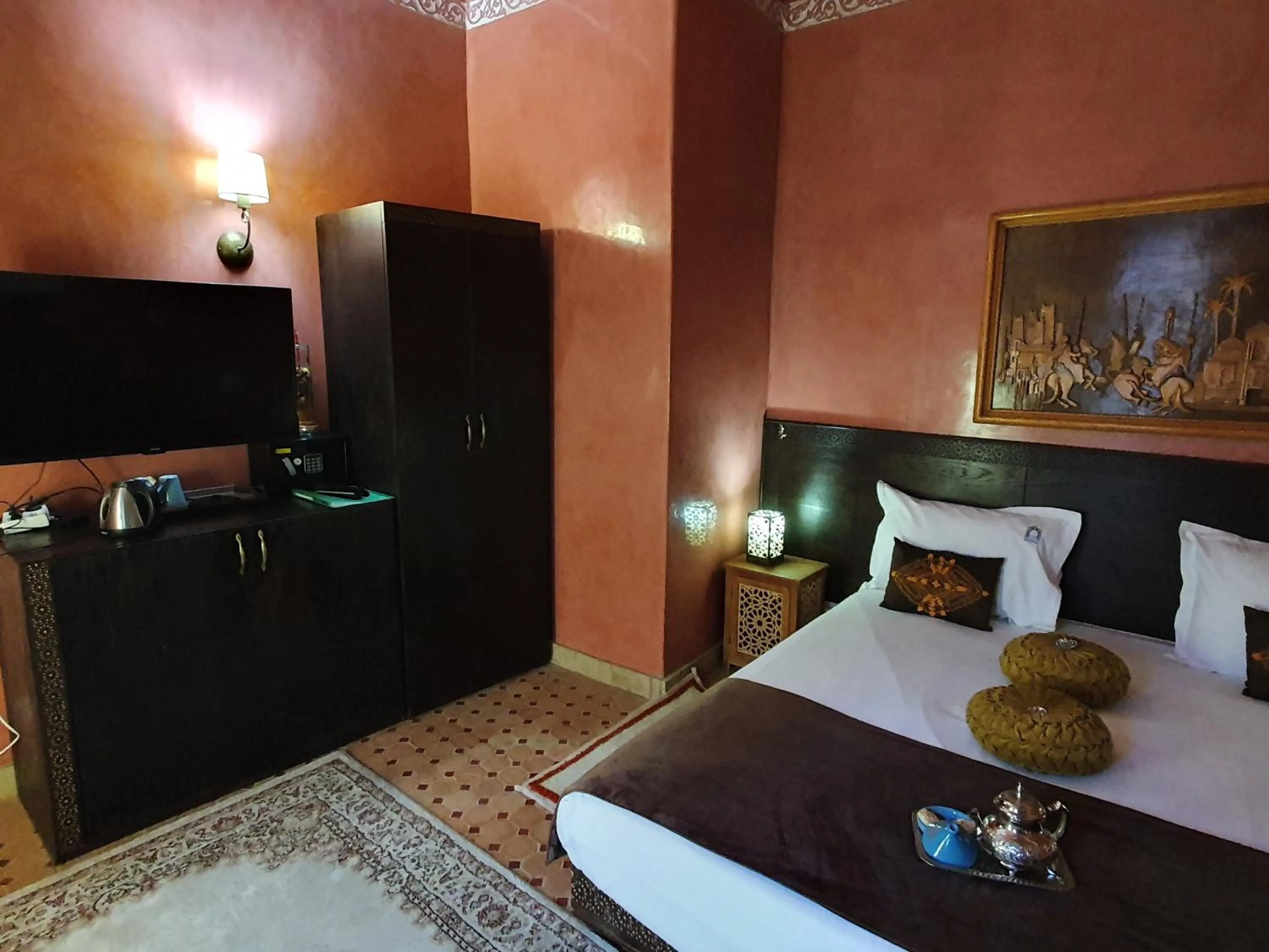 Bed in Riad La Porte du Bouregreg