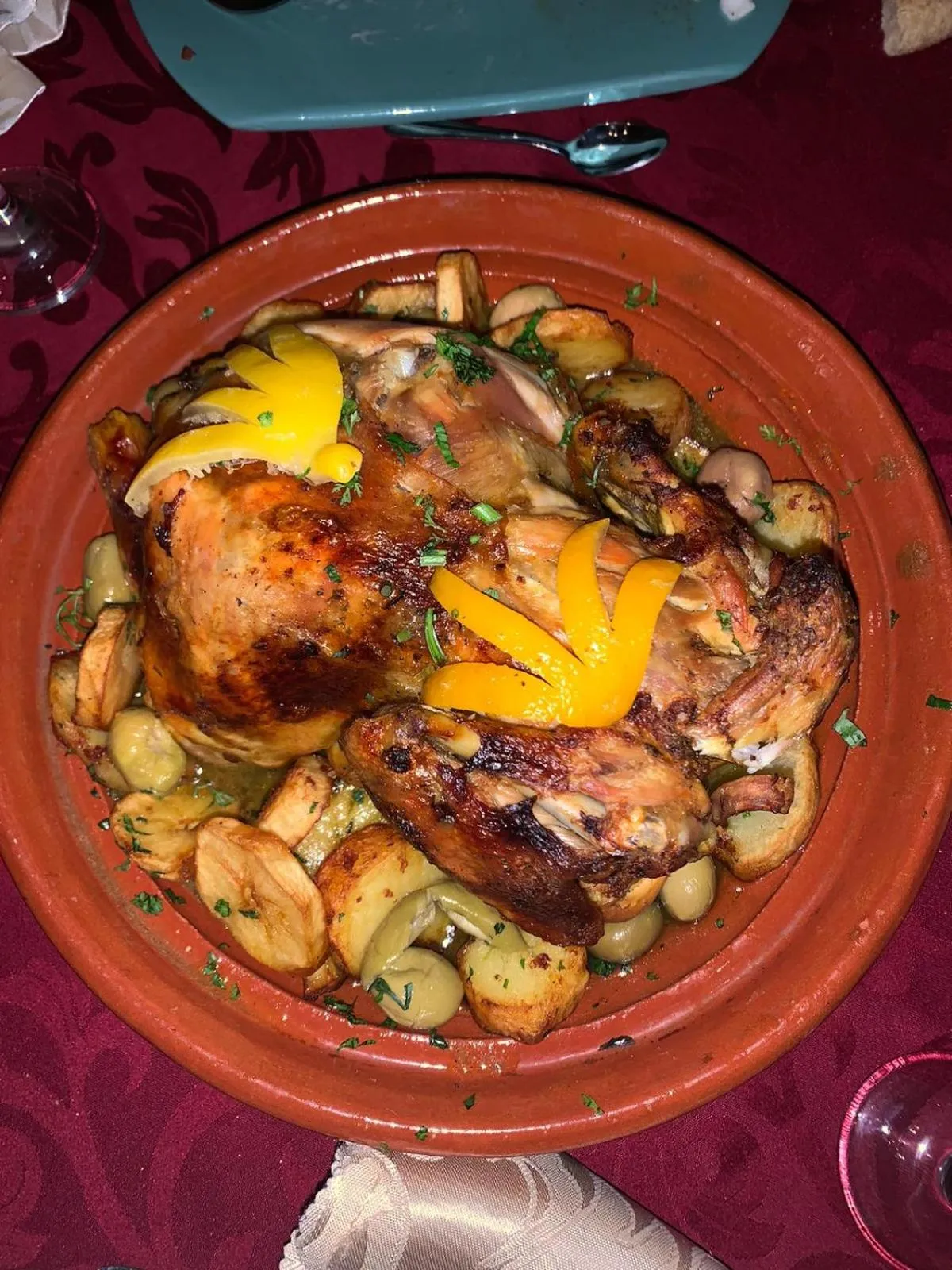 Food and drinks in Riad La Porte du Bouregreg