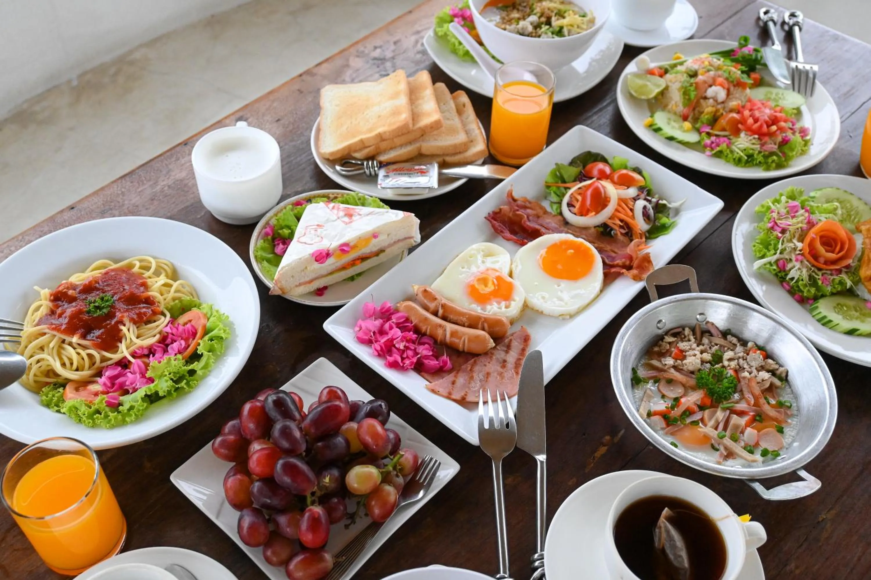 Breakfast in Swiss Valley Hip Resort