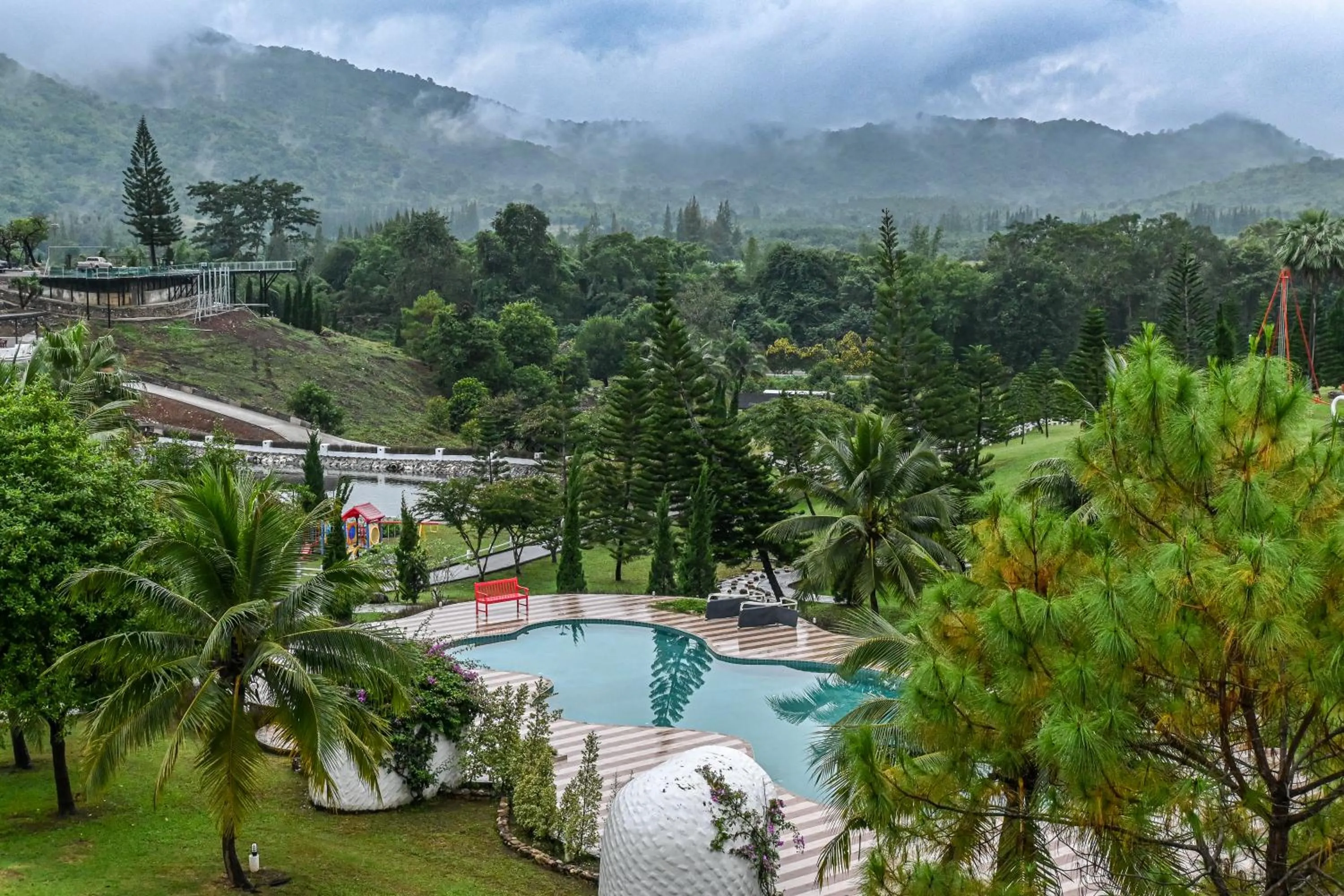 Natural landscape in Swiss Valley Hip Resort