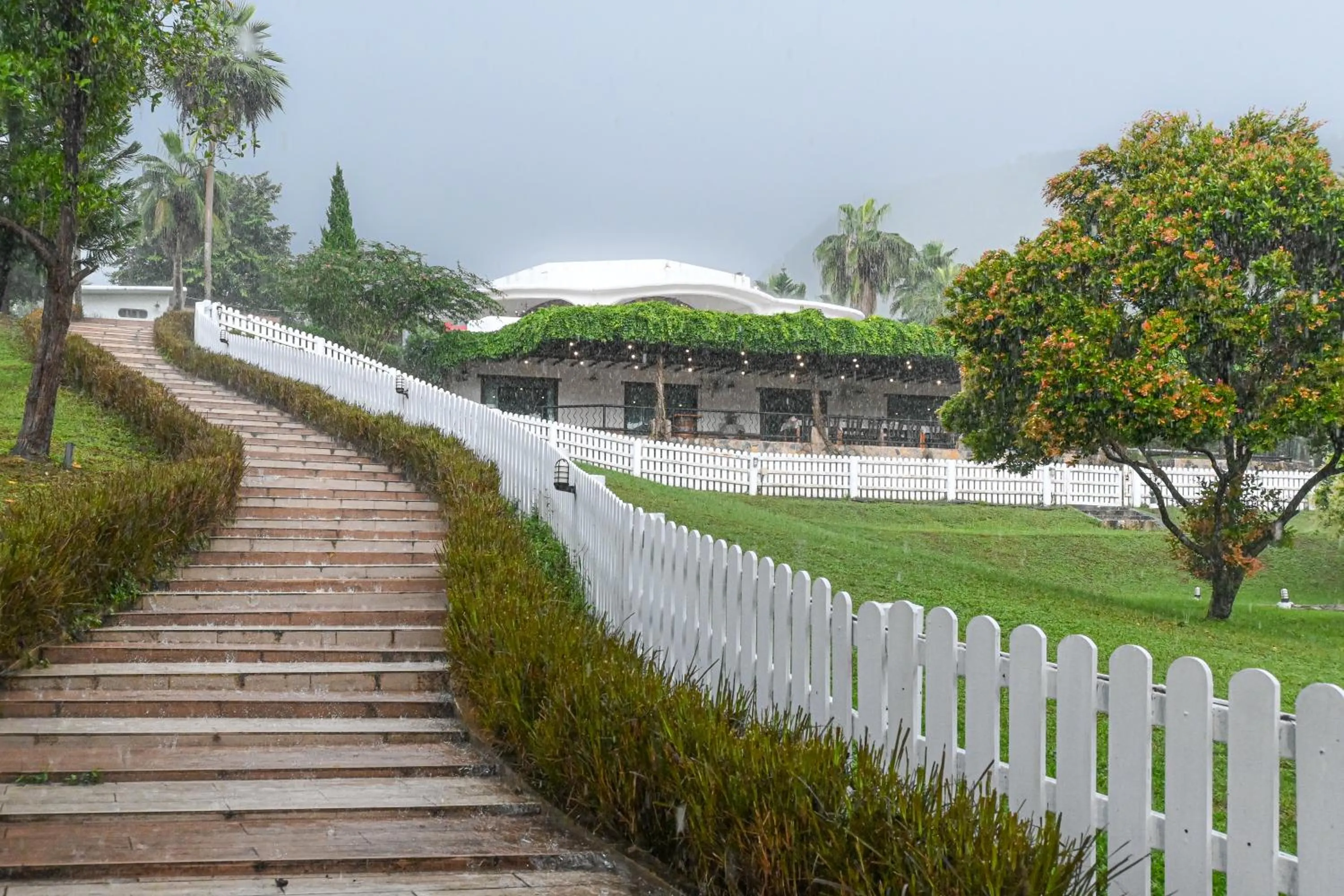 Garden view in Swiss Valley Hip Resort