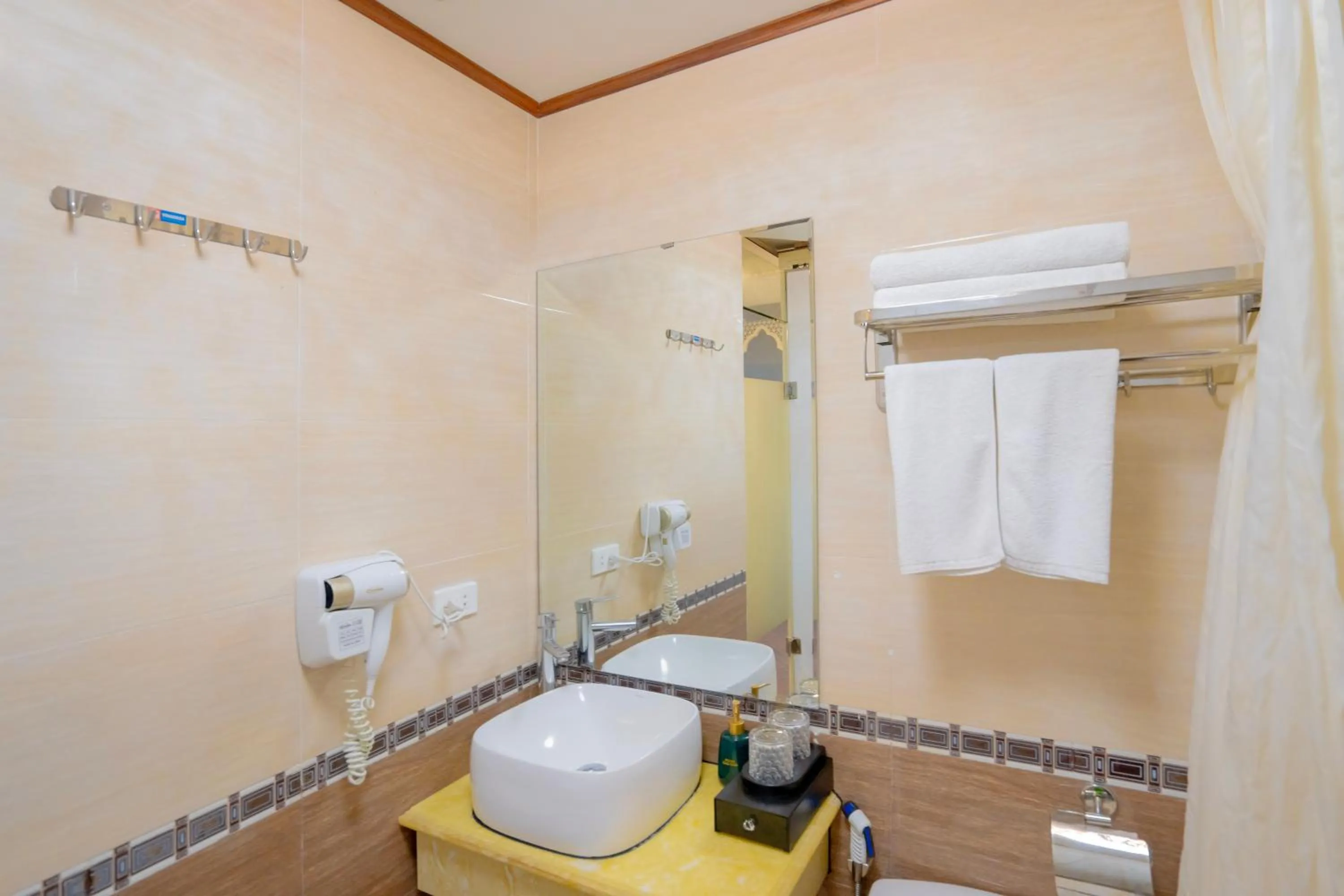 Toilet in Hotel Du Palace