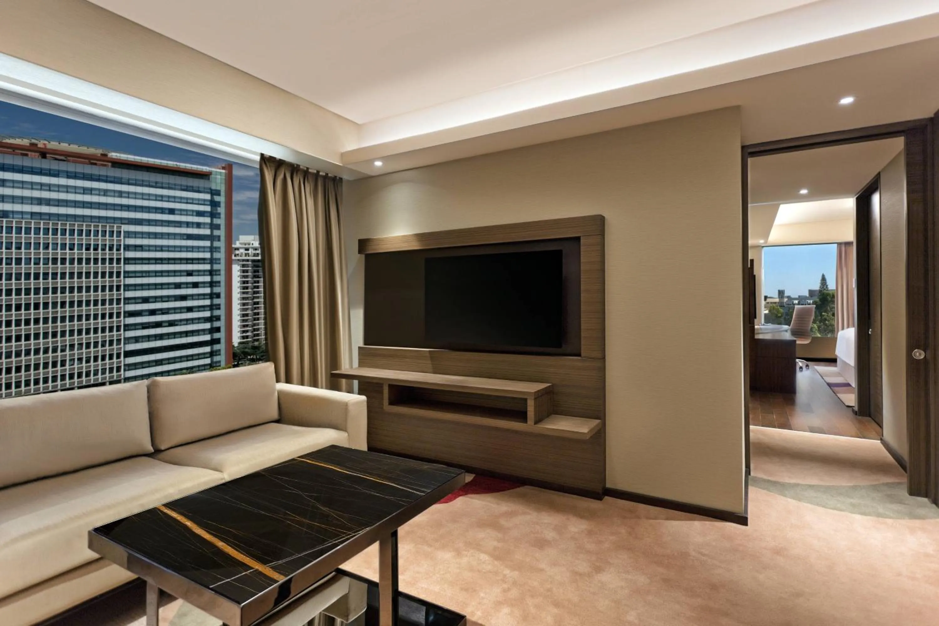 Bedroom in Sheraton Grand Bengaluru Whitefield Hotel & Convention Center