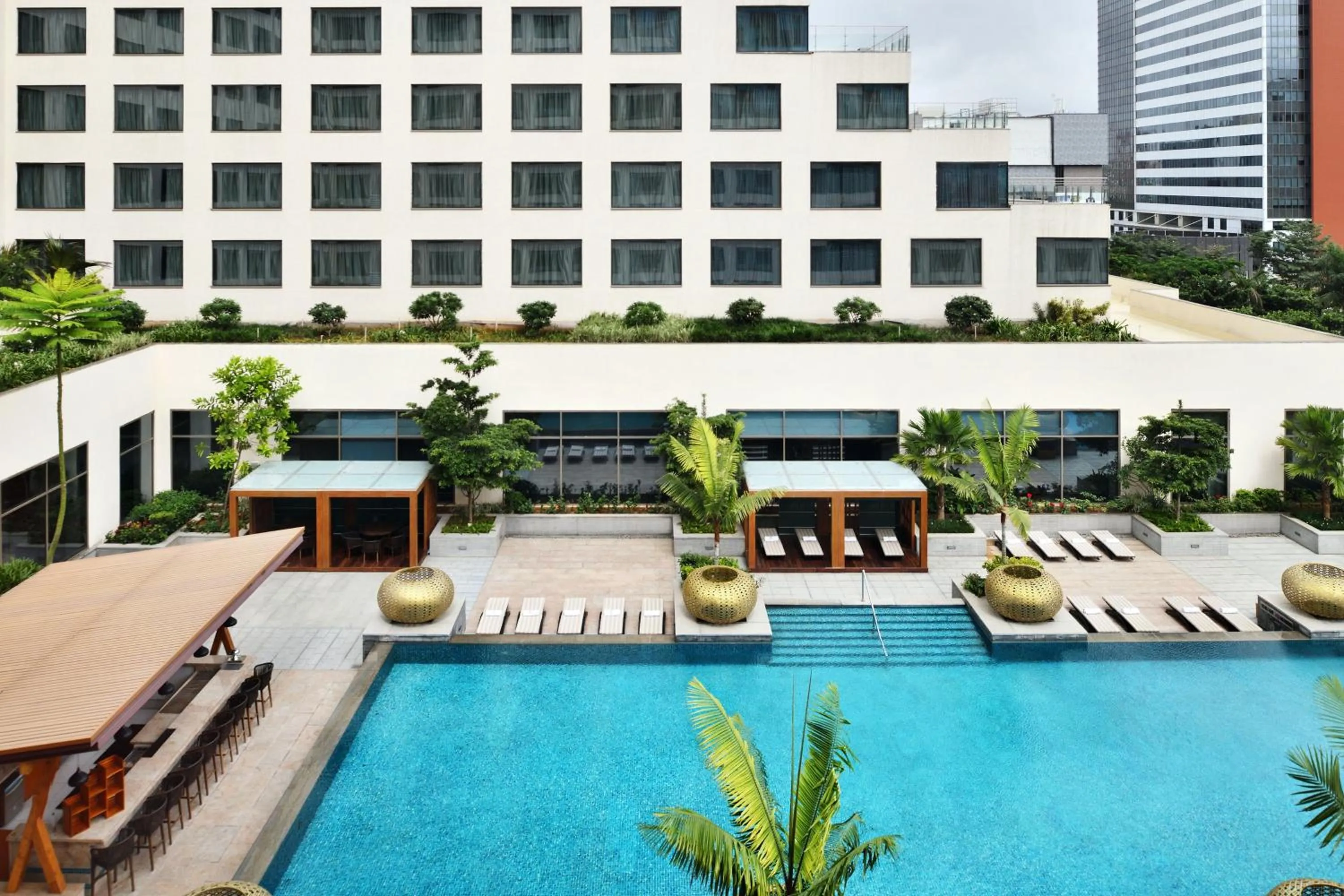 Swimming pool in Sheraton Grand Bengaluru Whitefield Hotel & Convention Center