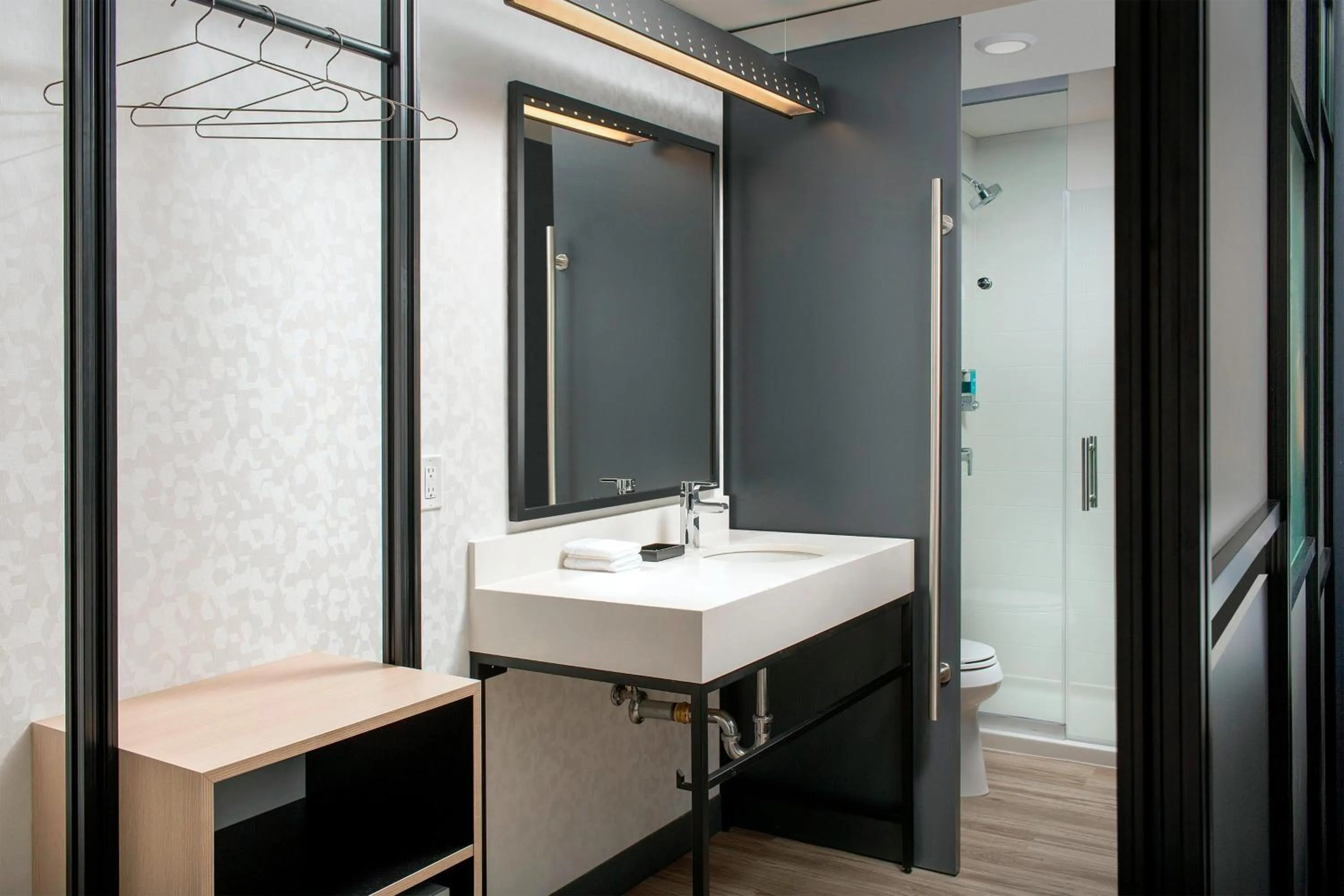 Bathroom in Aloft Dublin-Pleasanton