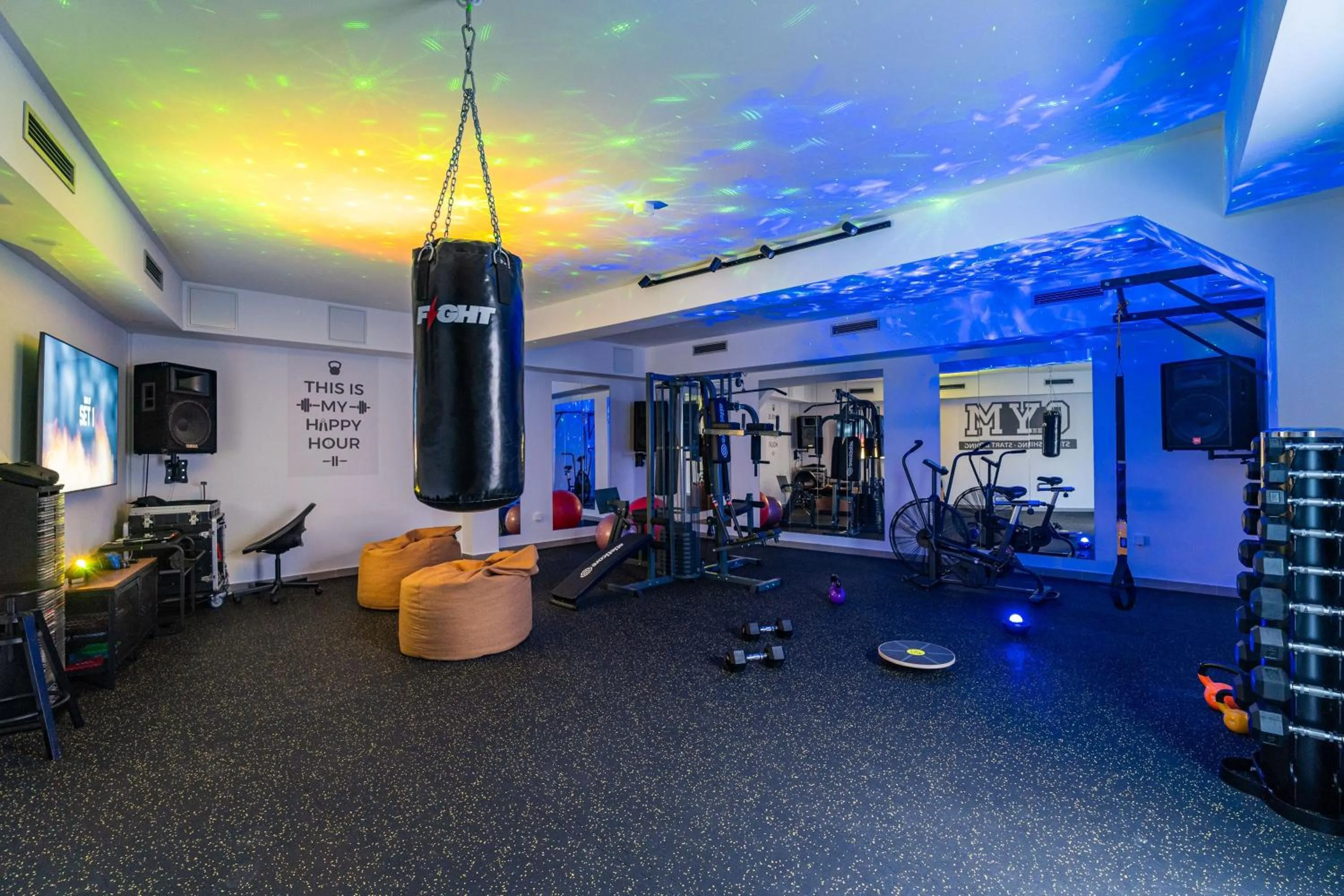 Fitness centre/facilities in Apartments Villa Aura - Adult Only