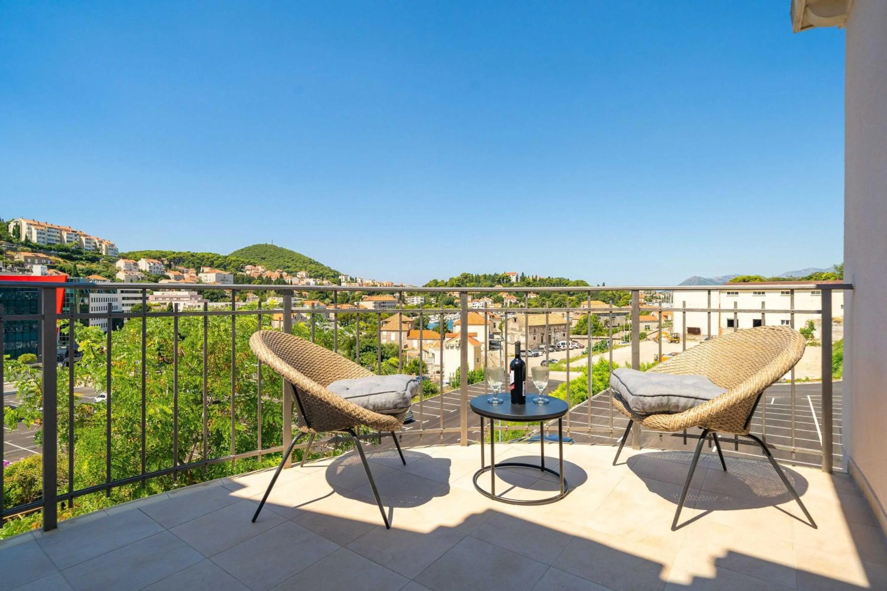 Balcony/Terrace in Apartments Villa Aura - Adult Only