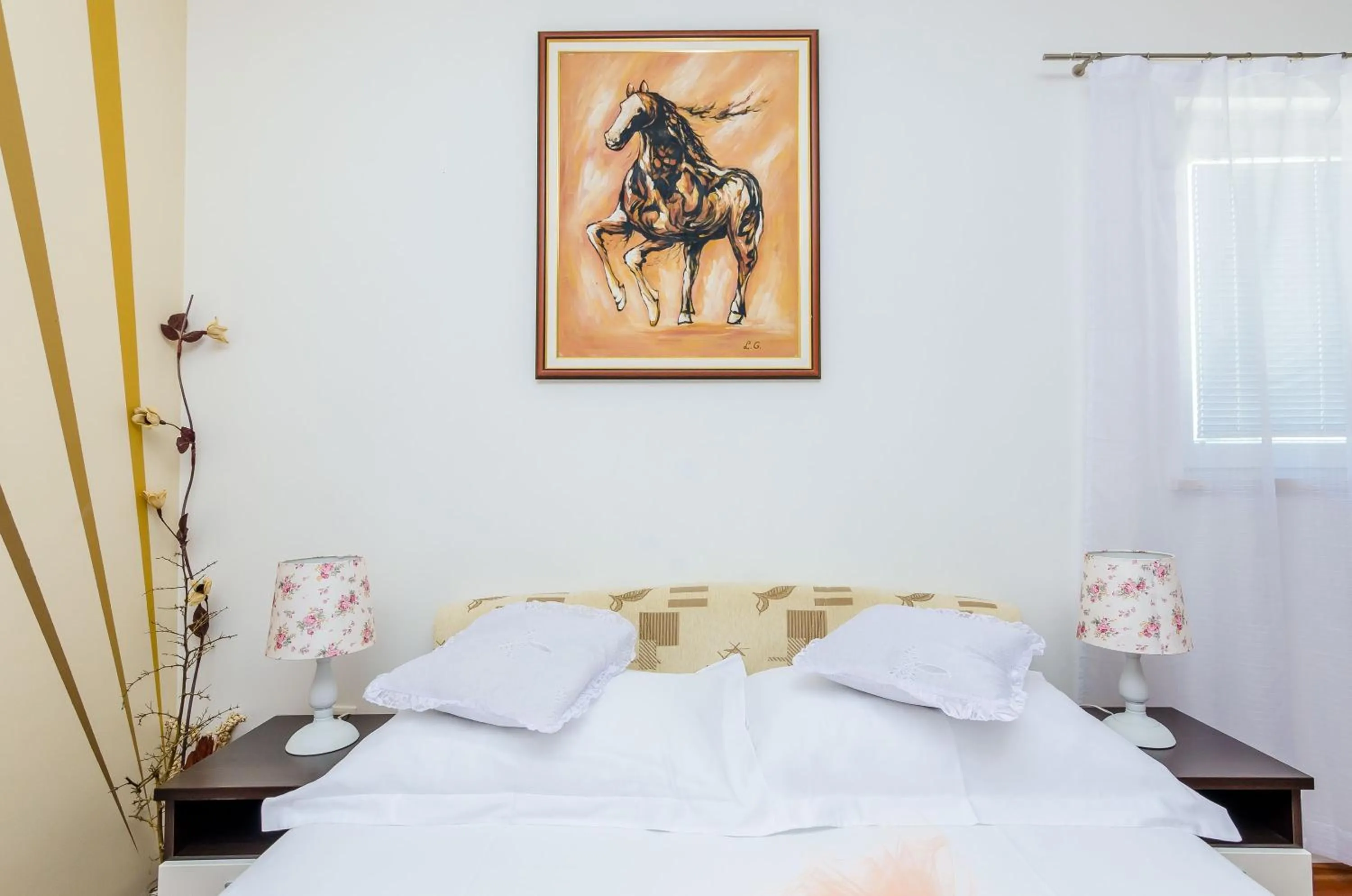 Bedroom, Bed in Apartments Villa Aura - Adult Only